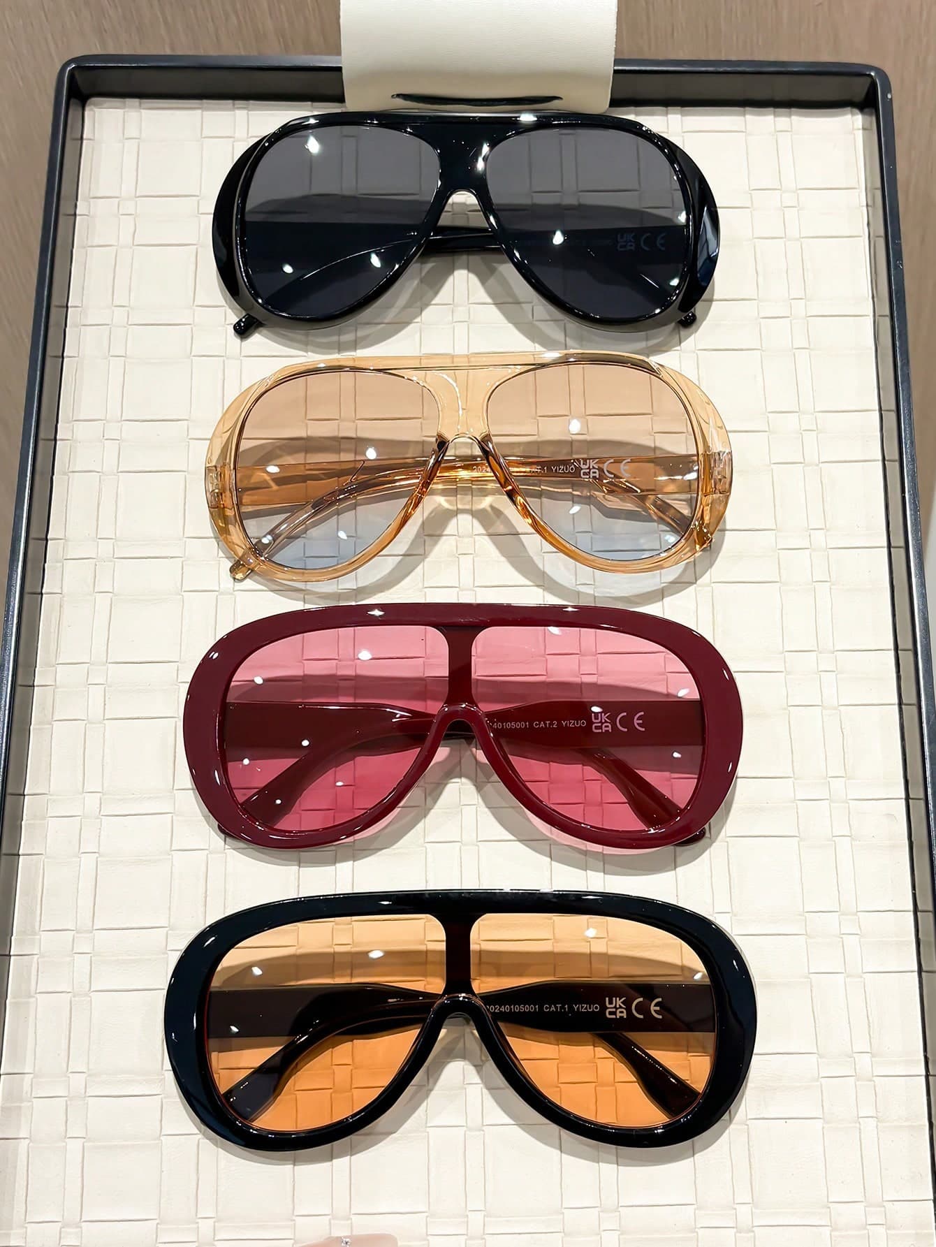4 Pairs Women's Plastic Leopard Print Aviator Full Frame Tinted Lens Fashion Glasses, Ins Style Design, Perfect Blend Of Modernity And Vintage Charm, Fashion Glasses, Suitable For Street Photography, Outfits, Vacation Style, Travel And Other Occasions, Fashion Accessory