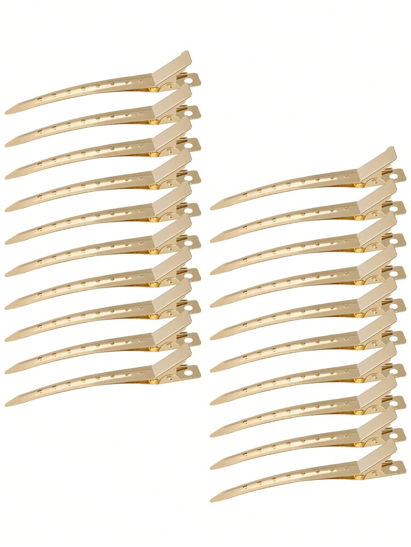5pcs/10pcs/15pcs/20pcs Metal Sectioning Hair Clips Set, Curling Clips, Duck Clips, Alligator Clips, Metal Hair Clips, Hairstyling Tools, Hairstyling Products And Accessories, Suitable For Barbershops, Beauty Salons, Back To School Season, Travel Vacation Essentials, Hair Accessories, Backcombing, Hair Dryers, Hair, Hairstylists, Edge Combs, Styling Combs, Hair Dryers, Hairstyling Products, Hair Gel, Curling Products, Hair Cutting Scissors, Christmas, Barbershops