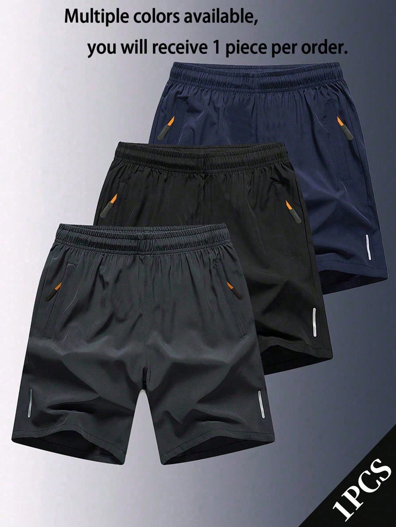 1pc Casual Sport Solid Color Shorts For Teenage Boys And Teen Boy, Versatile Outdoor Wear, Summer