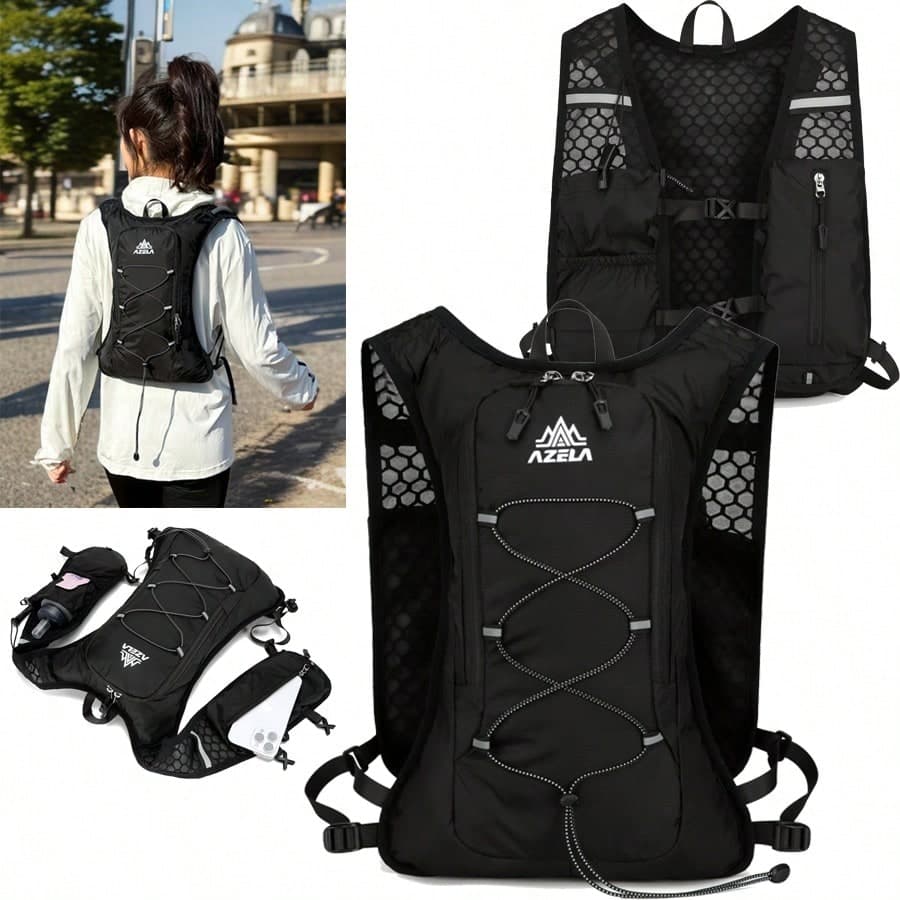 Running Vest For Women Men Lightweight Camel Hydration BackpacK(Without Bladder), Running Backpack For Climbing Hiking Cycling Trail(ONLY BACKPACK)