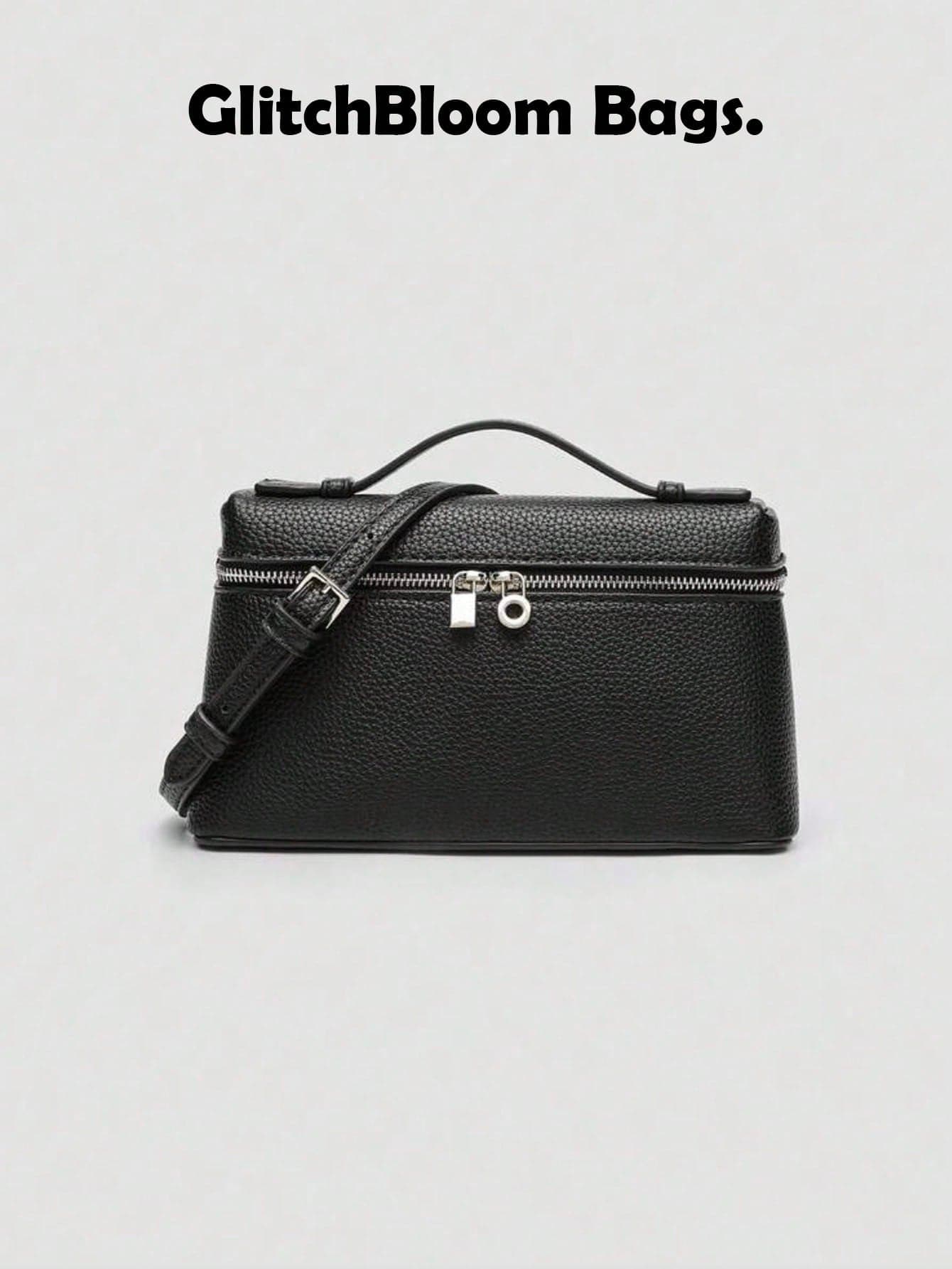 Minimalist Leather Hobo Bag | Metal Lock Handbag Lunch Box Bag Cloud Bag Simple Vintage Handbag Small Crossbody Bag Soft Leather Hot Small Square Bag