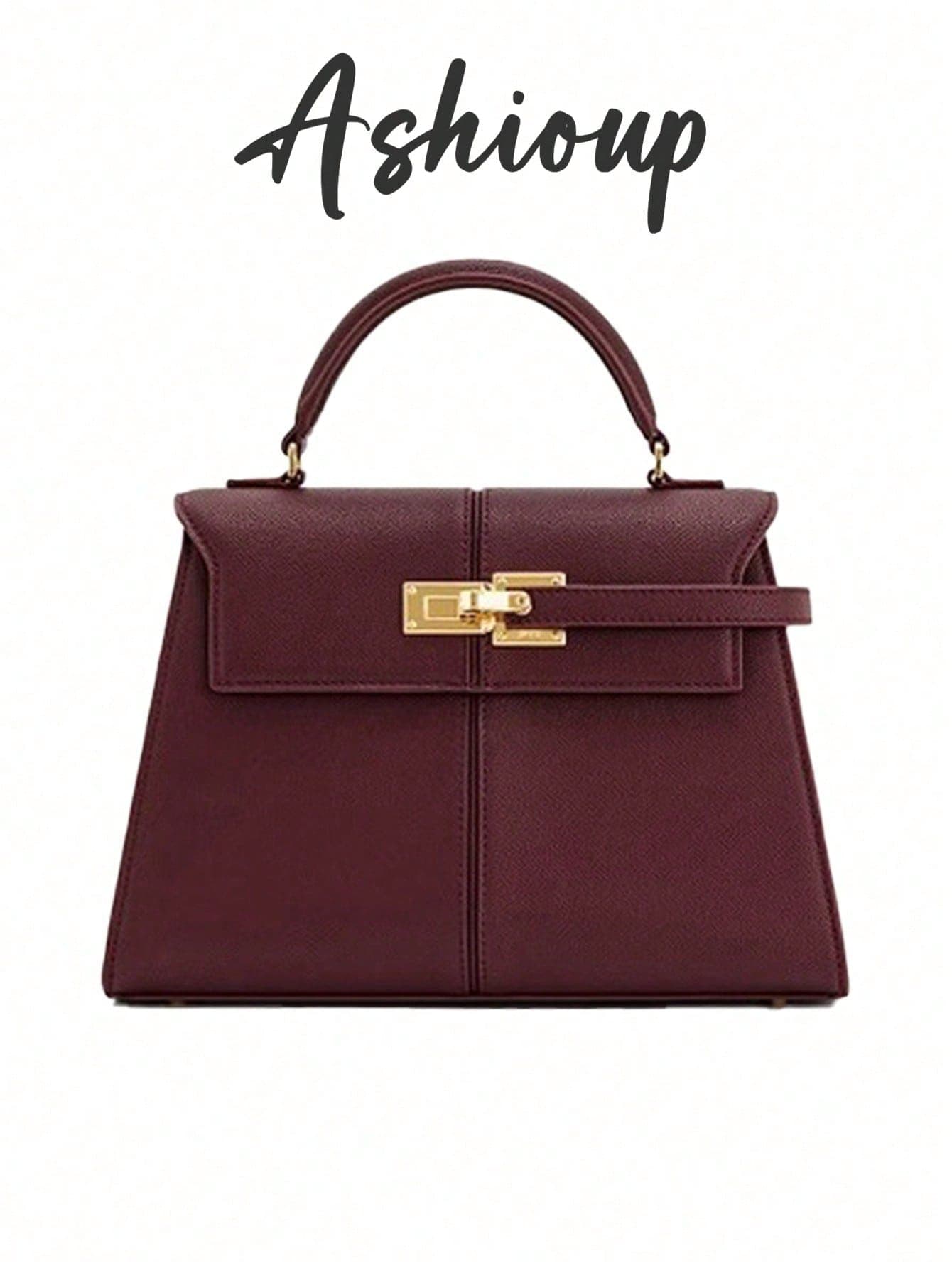 Trapezoid Minimalist Women's Top Handle Bag, Premium Versatile Crossbody Bag, Fashion Niche Handbag, Commuter Bag