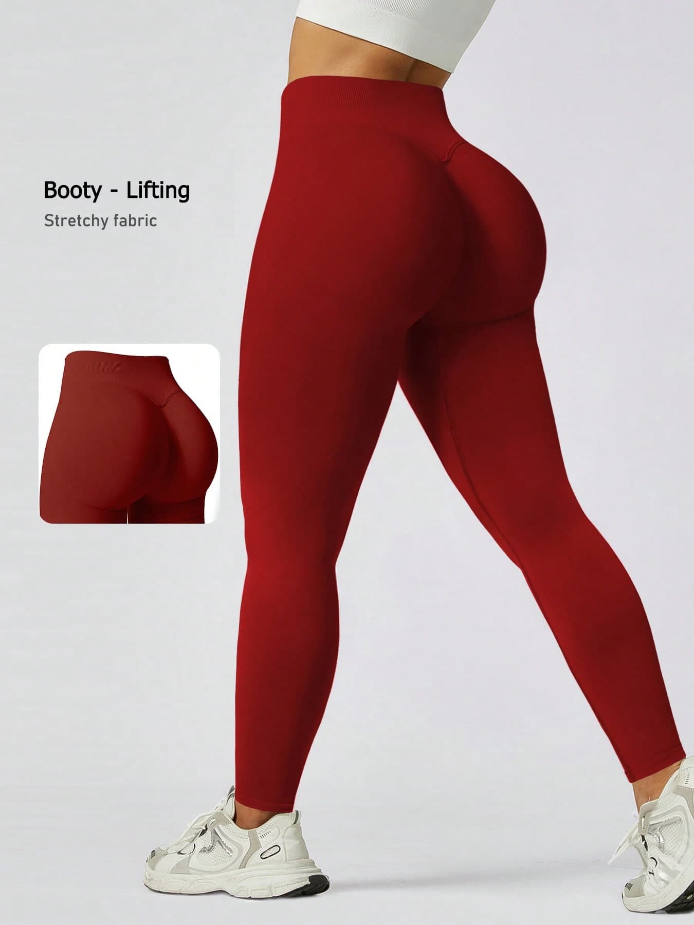 NcmRyu 1pc Women's Seamless High Waist Tummy Control Butt Lifting Outdoor Sports Leggings Spring