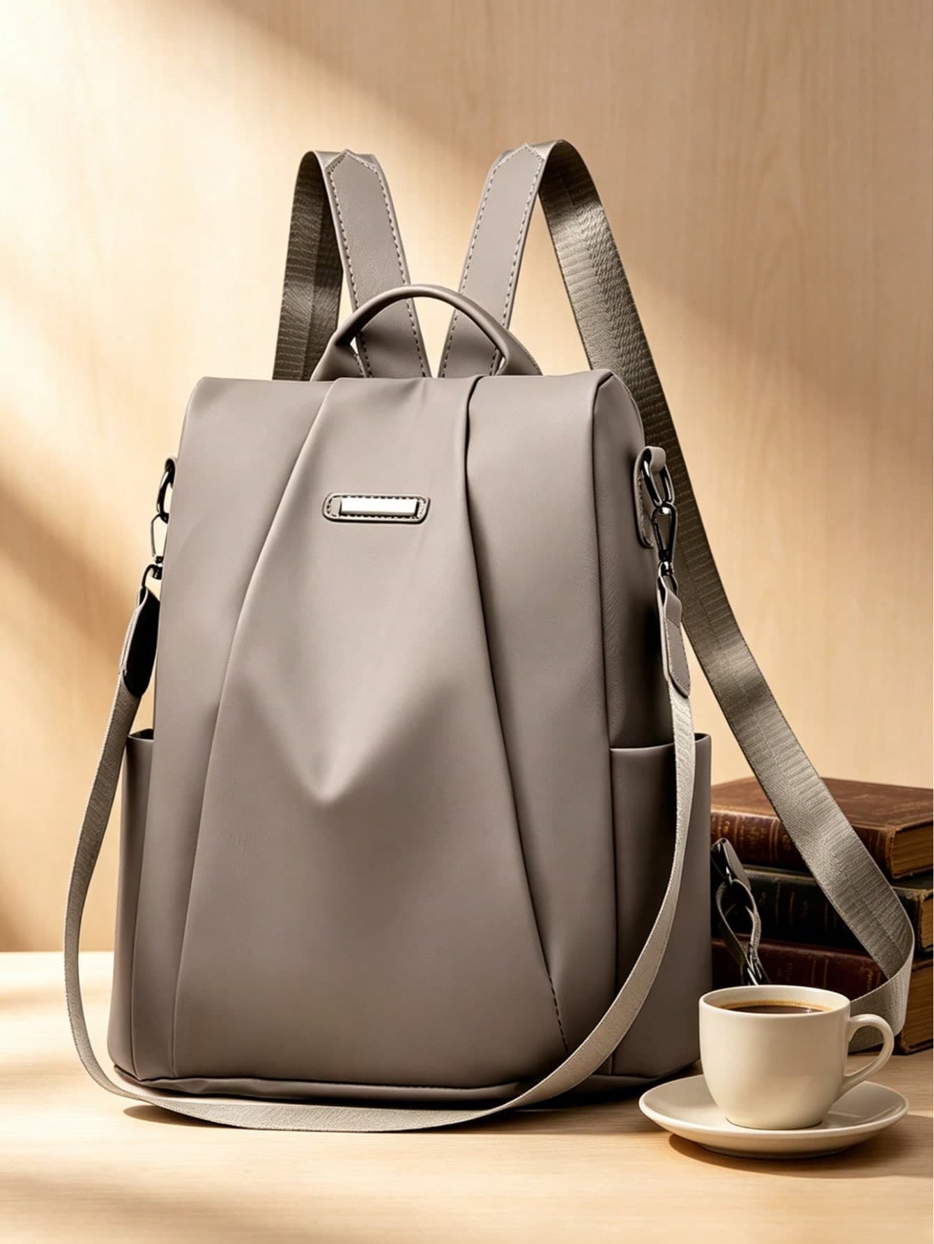 Cyber Monday Hot-Selling Women's Korean Style Oxford Fabric Backpack, Anti-Theft Convertible Casual Travel Backpack, Multifunctional Waterproof Crossbody Shoulder Bag, Thanksgiving Holiday Gift