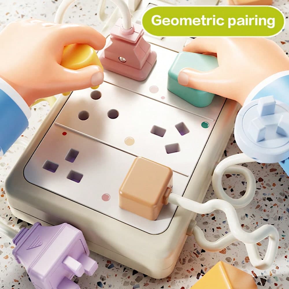 Children's Educational Toy Montessori Early Learning Multi-Function Busy Board Color Shape Matching Fruit Style With 6 Different Sound Effects Songs Pure Music Number Cognition Baby Focus Toy For Boys And Girls Music Matching Toy (2 AAA Batteries Not Included)