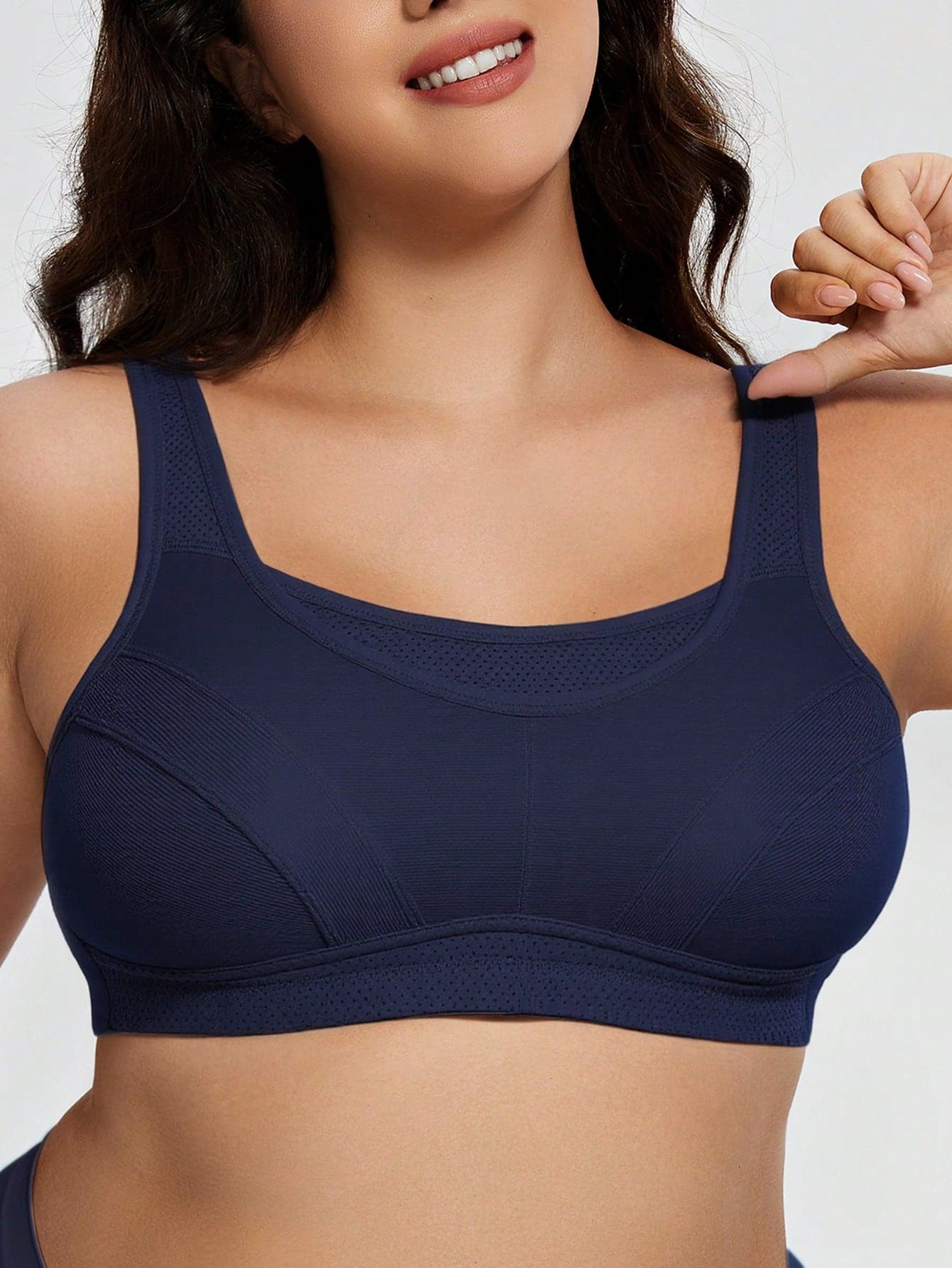 Wingslove Women Sports Bras High Impact Full Coverage Plus Size Lingerie
