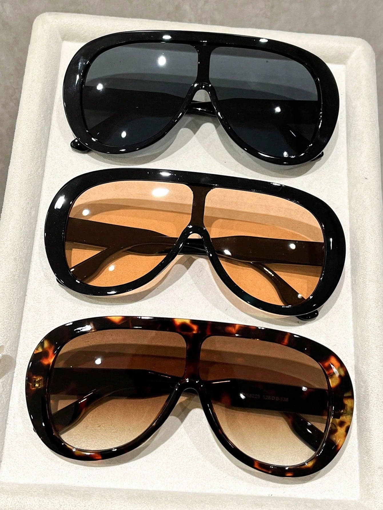 3 Pairs Summer Pastel Plastic Multicolor Oversized Geometric Full Frame Personalized Exaggerated Versatile Women's Fashion Glasses, Suitable For Festival Gifts, Rave Parties, Street Photography, Carnival Parties, Outing Dress-Up, Fashion Accessories
