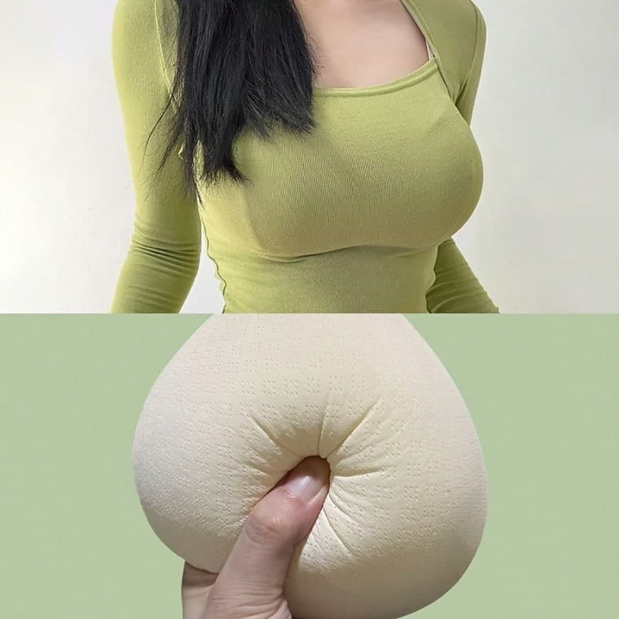 2pcs Reusable Breast Pads, 3 Sizes Available - Seamless Detachable Push-Up Breast Pads Lining, Suitable For Women's Bras And Lingerie, Soft And Comfortable Breast Enhancement Pads, Perfect Fit For Women's Lingerie, Enhancing Women's Charm