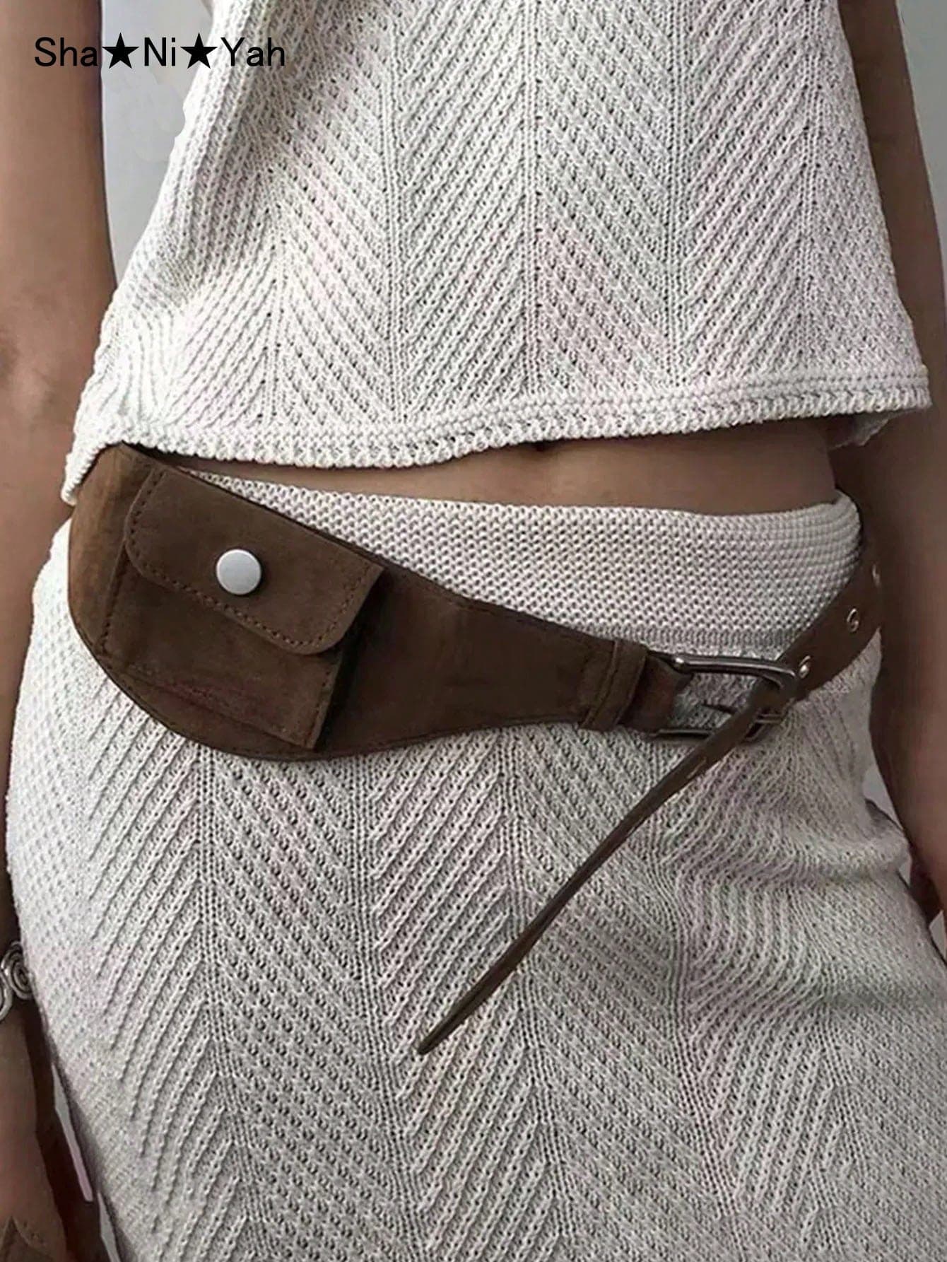 2026 New Suede Faux Leather Belt, Y2K Western Design Vintage Fashion Waist Accessory For Women