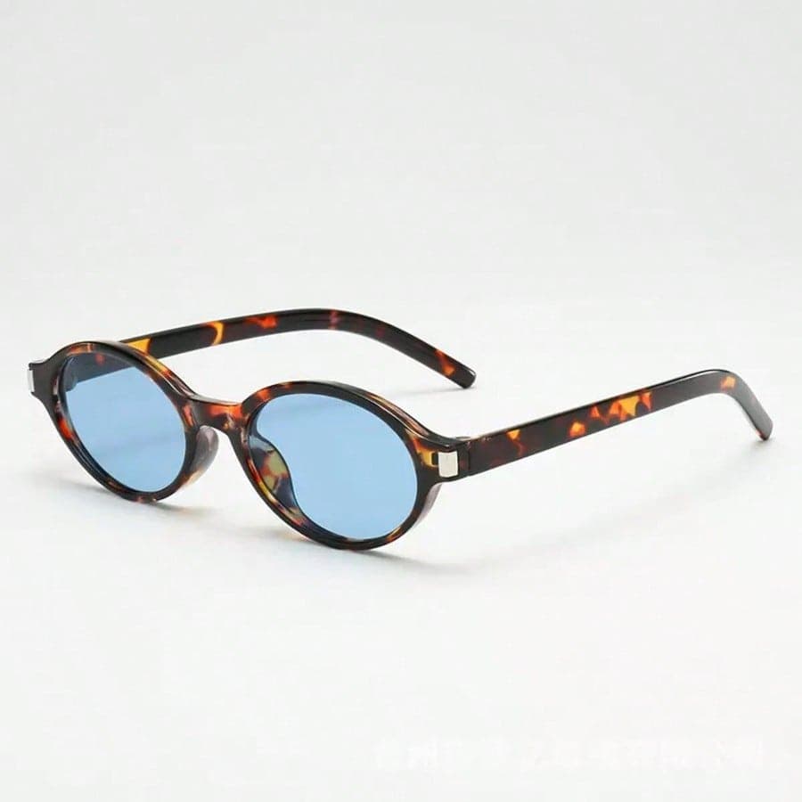 1pc Women's Oval Small Frame High-Quality Minimalist Fashion Glasses Suitable For Travel, Vacation, Leisure, Party And Daily Use