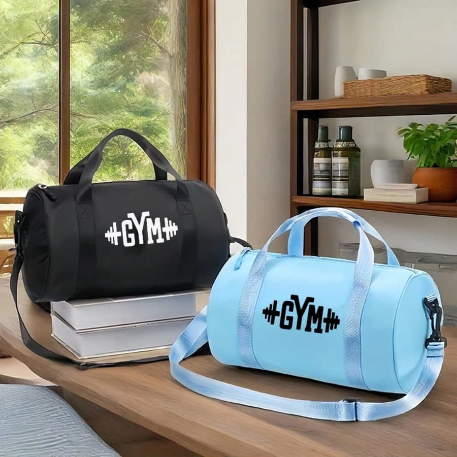 1PC Large Travel Bag, Gym Bag, Lightweight Hand-Carried Luggage Bag, Yoga Bag, Large Capacity Outdoor Business Trip Travel Storage Bag, Shoulder Bag
