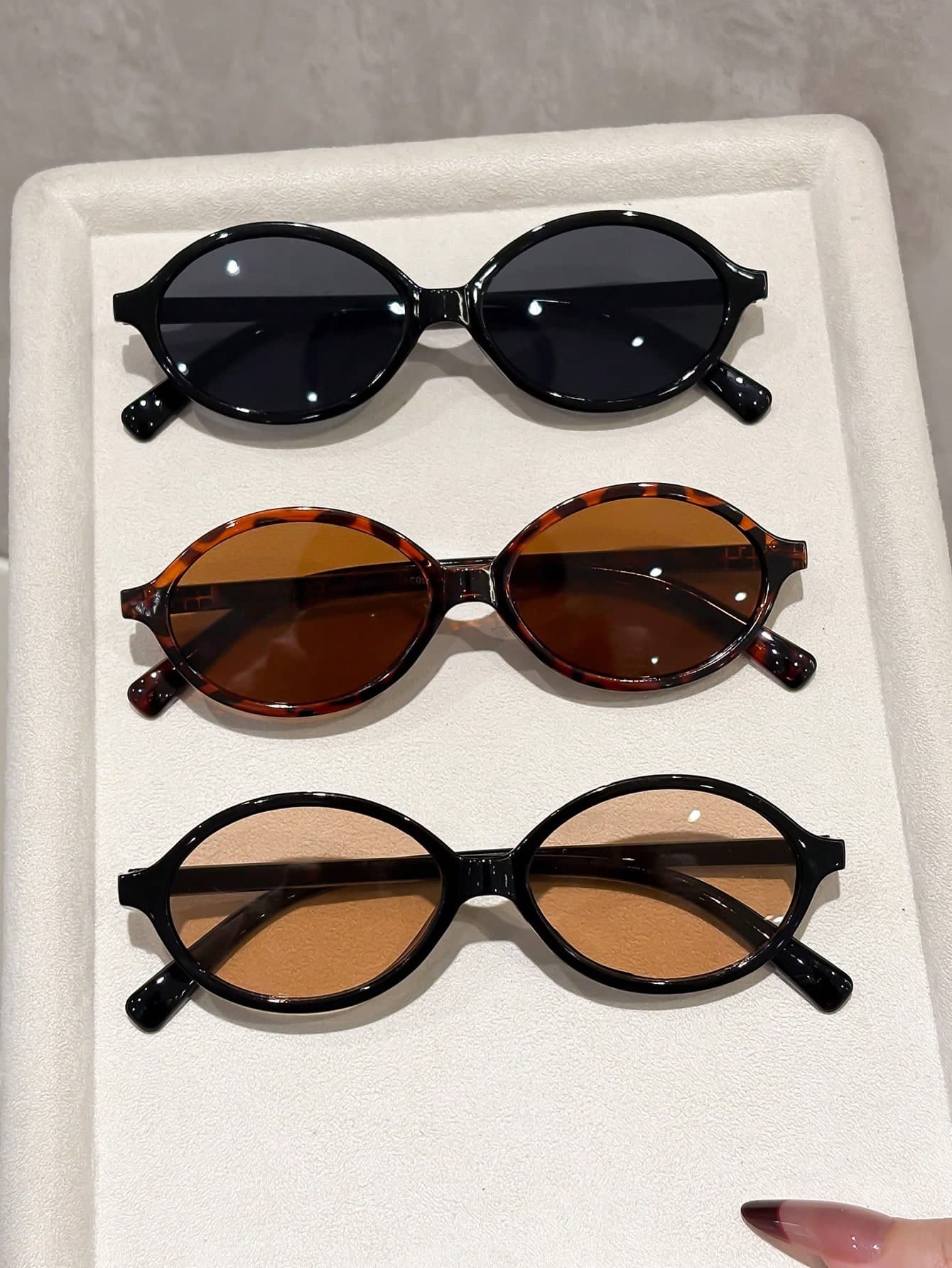 3PCS Unisex Fashion Glasses, PC Material, Small Frame, Leopard Print, Bohemian Style, Oval Shape, Suitable For All Face Shapes, High Quality, Outdoor Activities, Sports Style, Travel, Festival Outfit, Beach, Music Festival, Vacation Vibe, Driving, Fishing, Casual Wear, Summer Accessory, Family Outing, Elegant Outfit, Golf, Hiking, Street Style Accessory, Party, Street Style Look