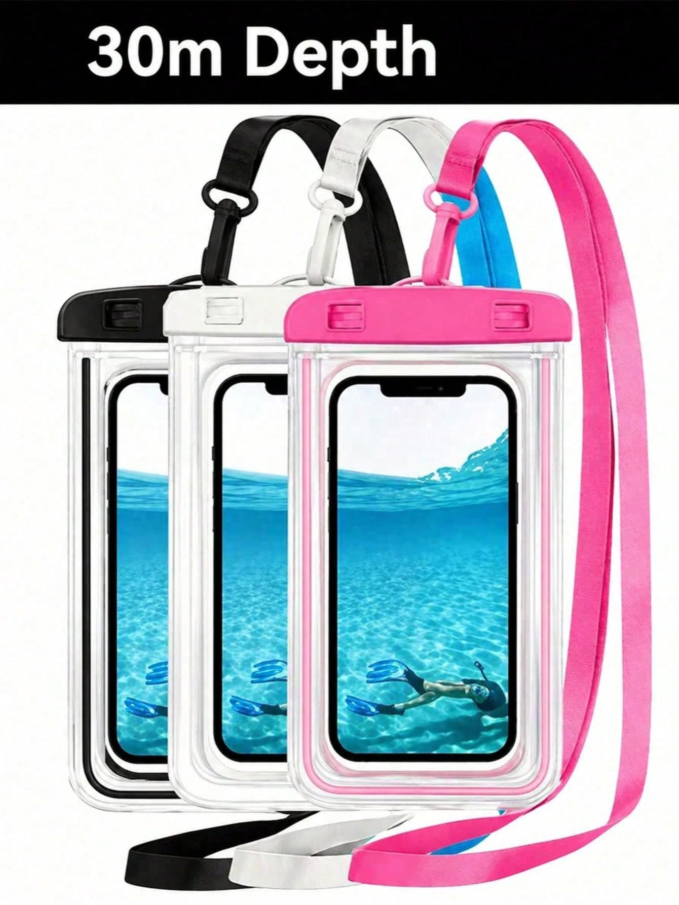 10/8/6/5/4/3/2/1pcs Waterproof Bag Universal Waterproof Phone Pouch Air Cushion Waterproof Phone Case Swimming Underwater Waterproof Phone Cover Beach Phone Dry Bag Suitable For Smartphones Christmas, Halloween Gifts, Home, Room, Birthday, New Year, Accessories, Friends, Fun Gifts, Summer, Beach