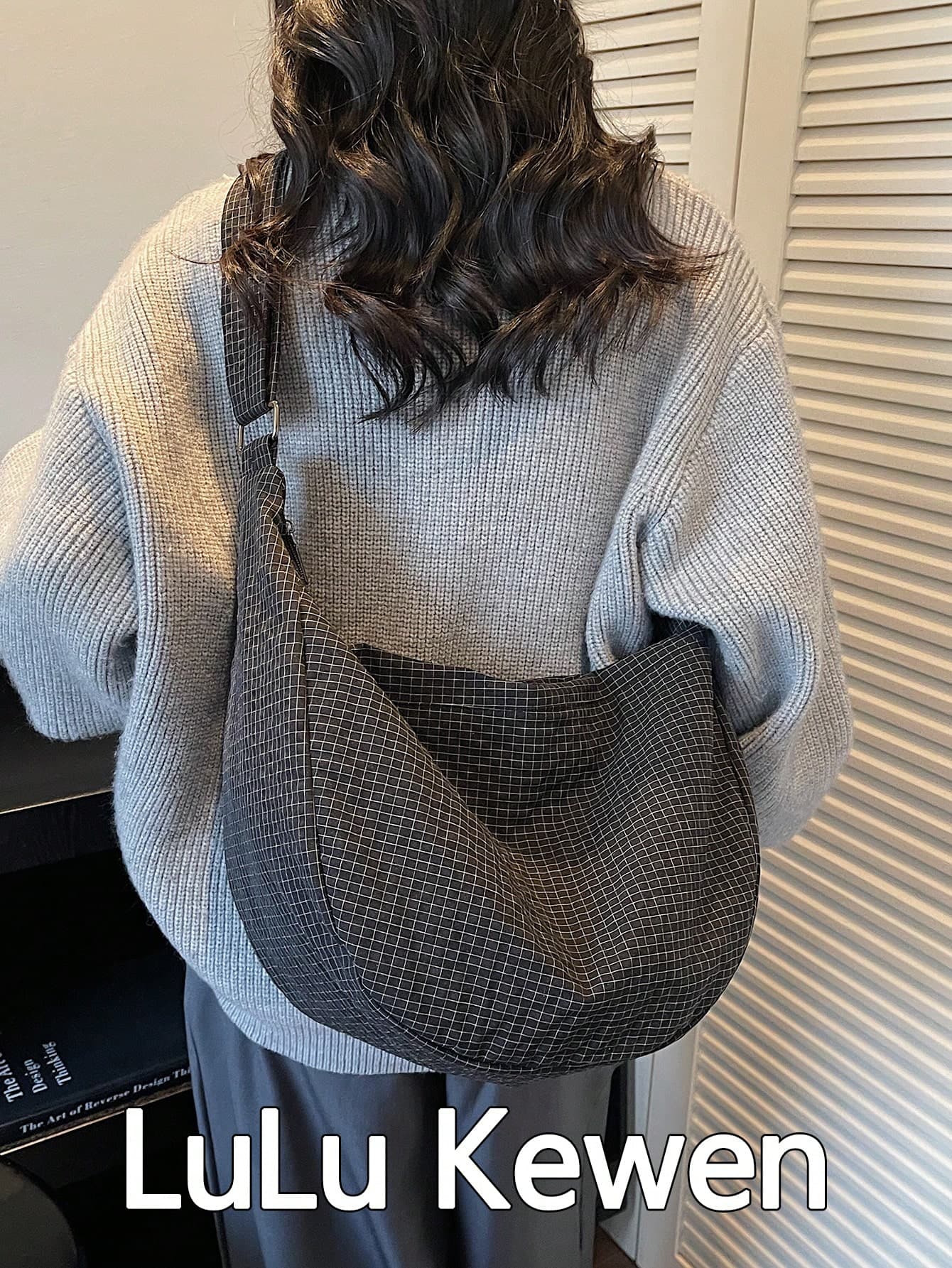 lulu kewen 1pc Fashionable Colorful Nylon Waterproof Shoulder Bag, Minimalist Casual College Style Design, Wide Shoulder Strap, Suitable For Students, Women, Shopping, Travel, Vacation, Daily Use, Can Be Used As School Bag, Street Style, Sporty Style, Travel Or Japanese Women's Bag. Unisex Sporty Crossbody Bag, Casual Dumpling Bag, Multi-Layer Shoulder Bag, Sporty Men's Bag, College Style Women's Bag, Crescent Shaped Underarm Bag, Lightweight Foldable Crossbody Bag,