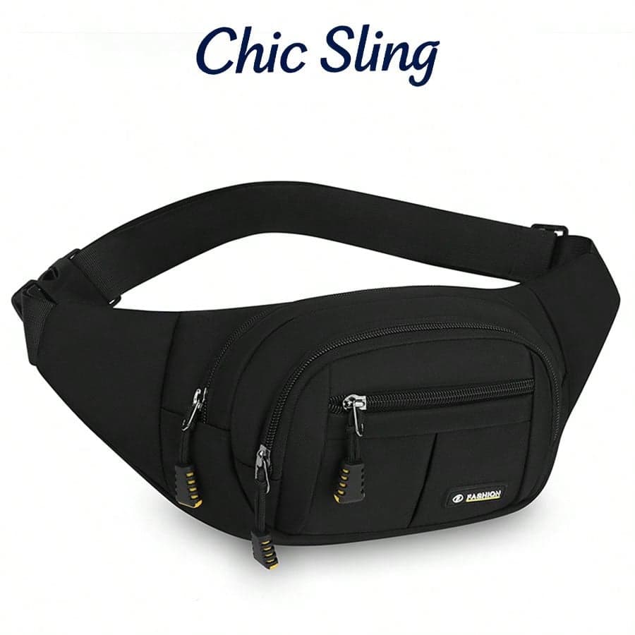 SHILAN Oxford Cloth Waterproof Phone Waist Bag, Unisex Multi-Function Large Capacity Durable Waist Pack