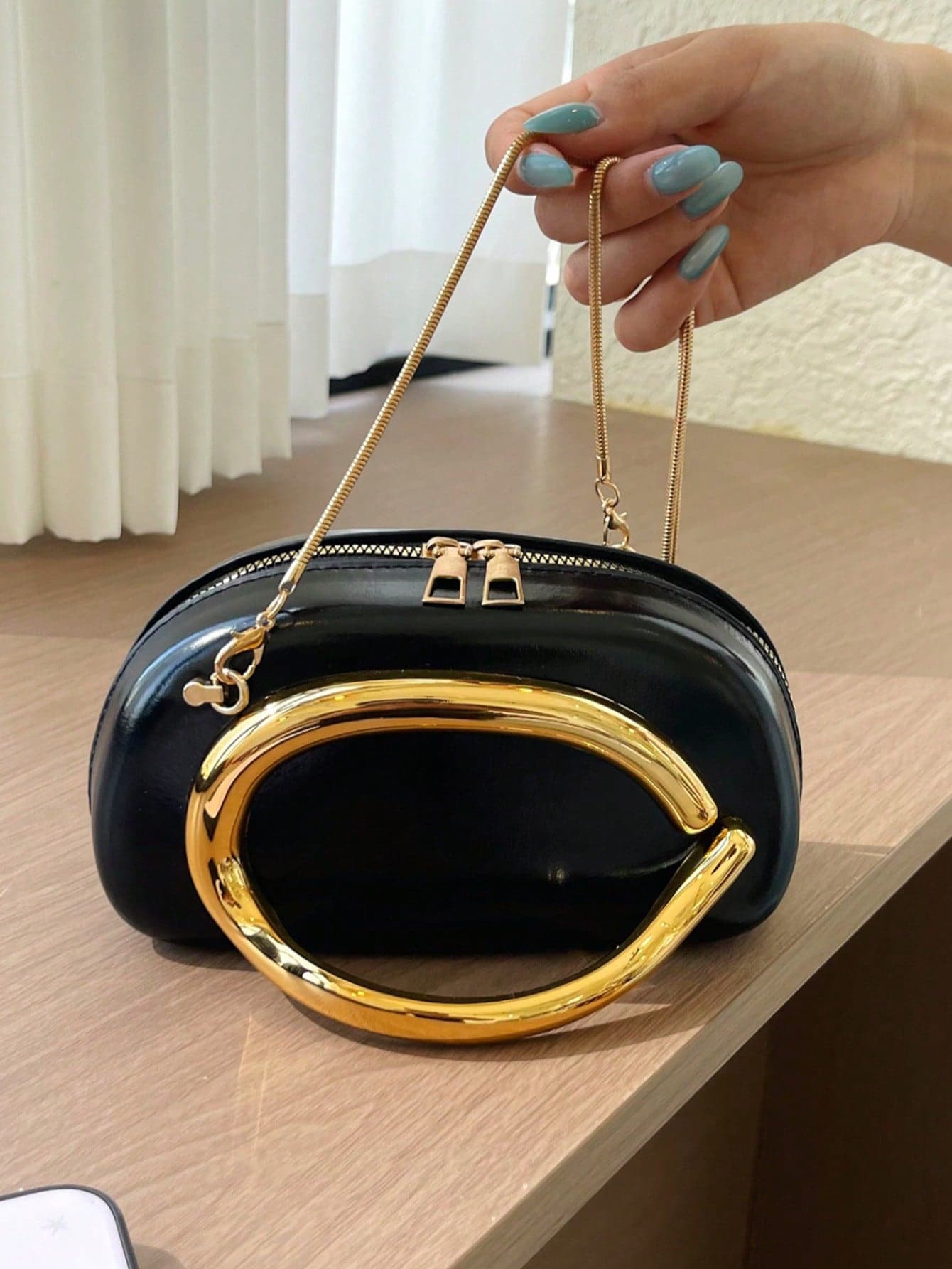 1pc Women's Fashion Versatile Shoulder Bag, Luxury High-Quality Personalized Chain Crossbody Bag, All-Season Versatile Clutch Evening Bag, Suitable For Dating, Gifts, Work, Parties
