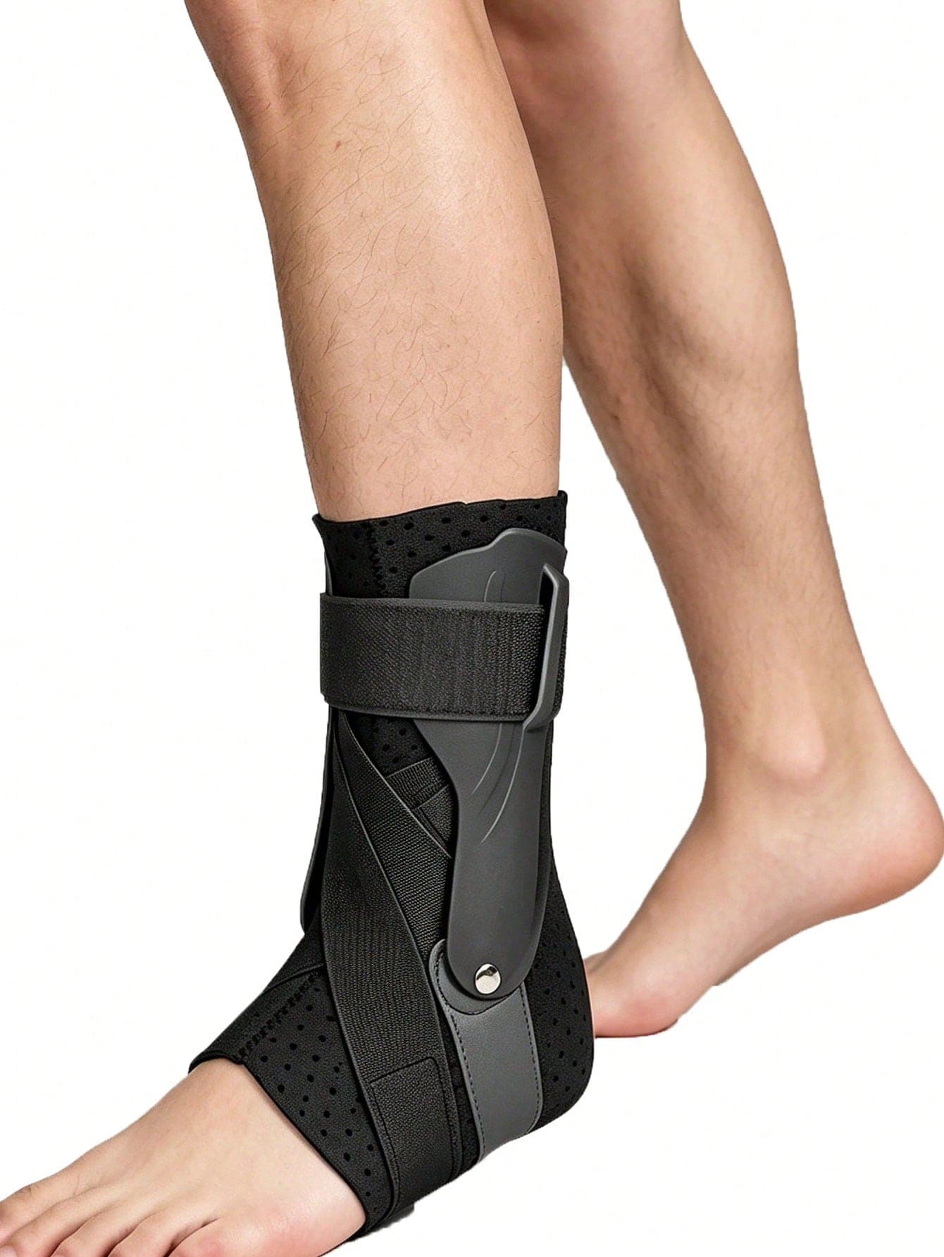 AOLIKES 1pc Adjustable Elastic Wrap Ankle Support Band For Sports Fitness Basketball