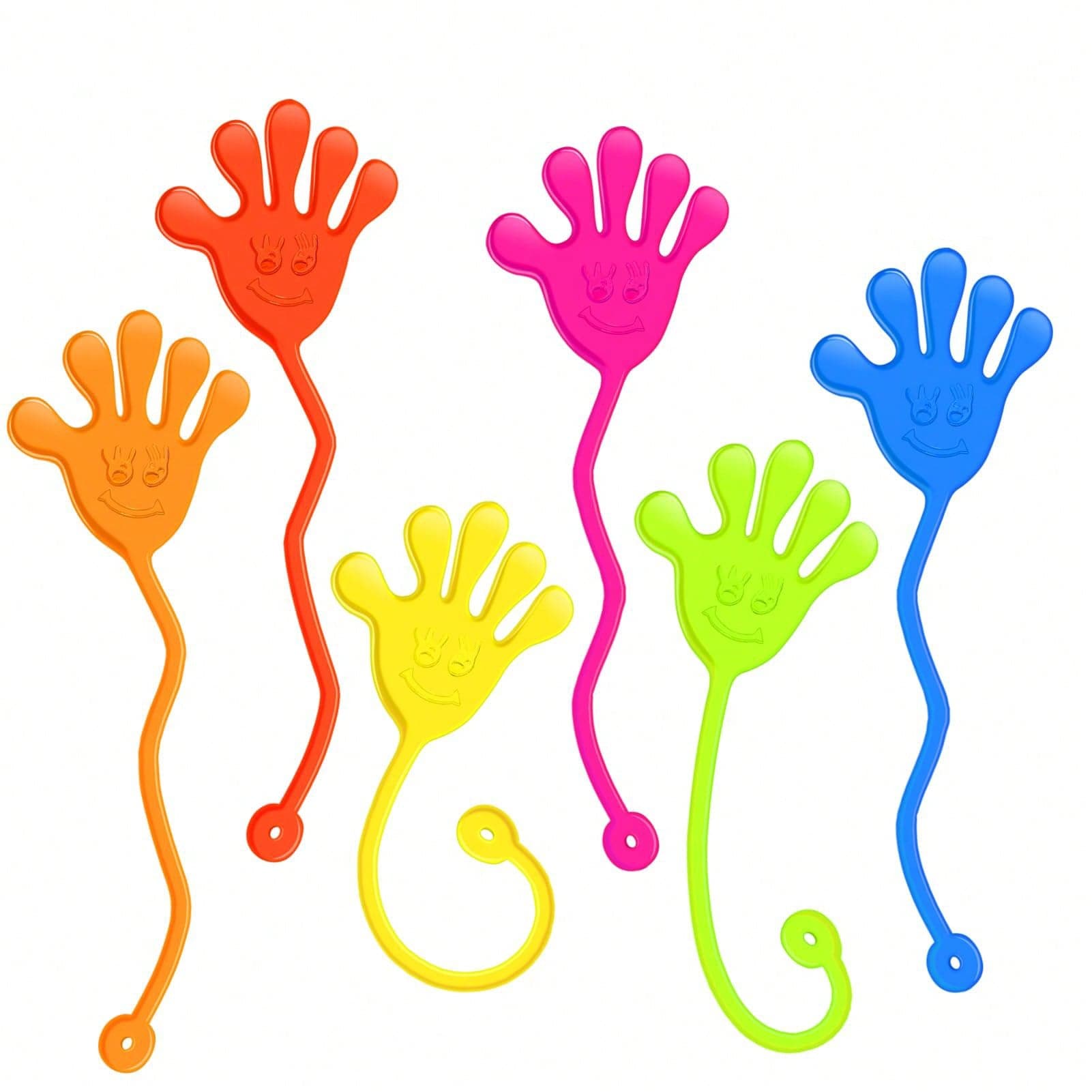 10/20/50pcs Sticky Hands/Sticky Fingers Party Favor Set, Fun Toys, Funny Stretchable Sticky Hands, Birthday Party Sensory Toys