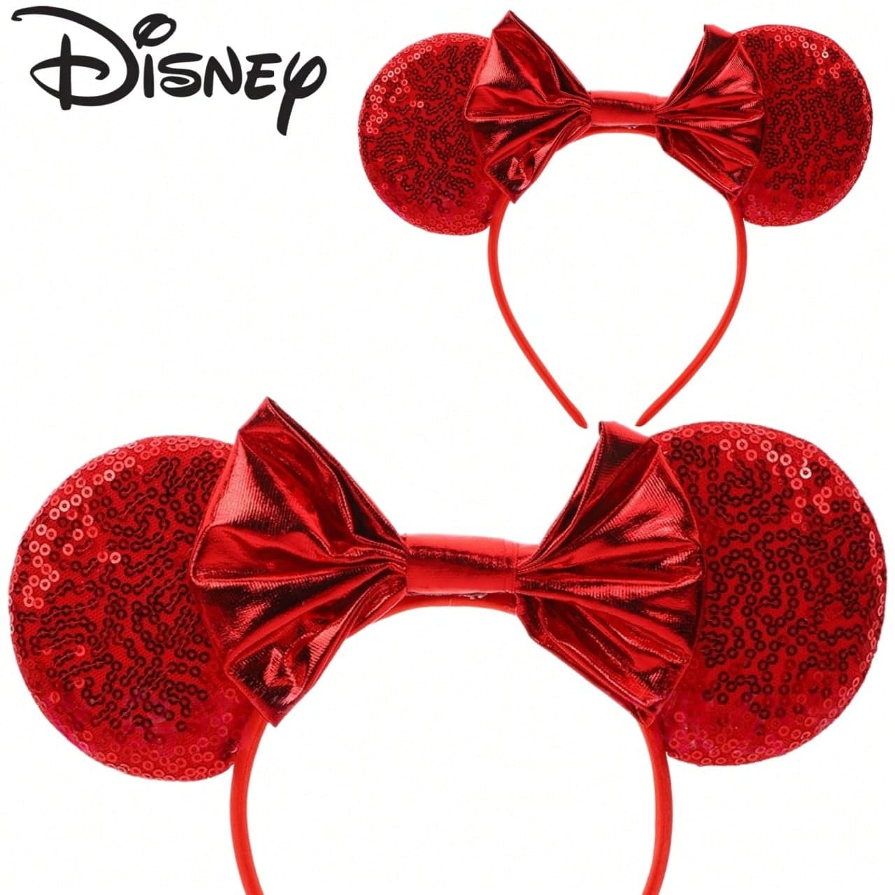 Disney Classic Red Basic Mickey Mouse Headband For Theme Park