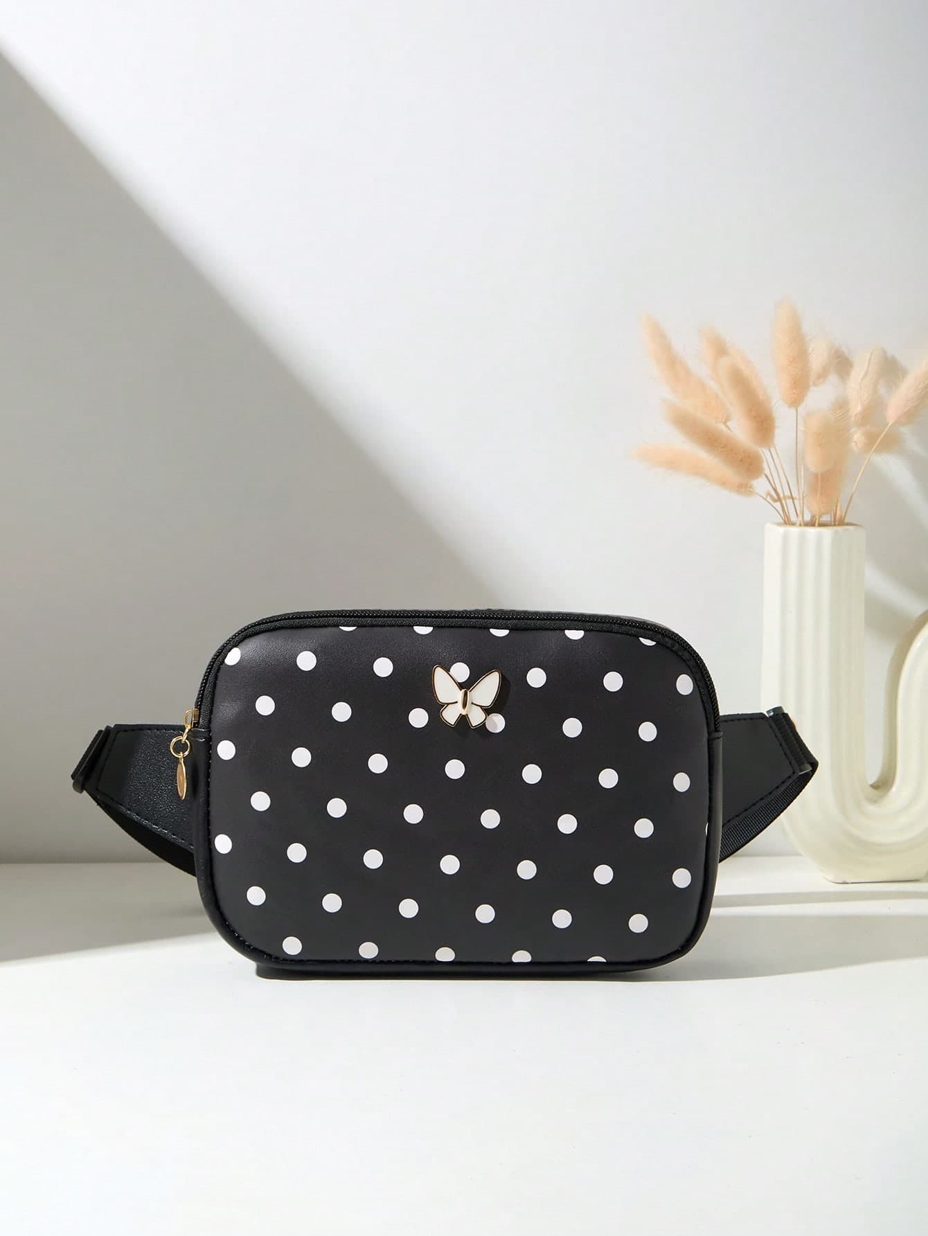 Fashionable Women's Minimalist Faux Leather Casual Style Waist Bag Chest Bag Butterfly Women's Bag Commute Sports Small Square Bag Camera Bag One Shoulder Bag Handheld Coin Purse Coin Bag Phone Bag Adjustable Shoulder Strap Scream Women's Bag Women's Wallet College Style Student Valentine's Day Personalized Gift Makeup Coin Purse And Bag Women's Coin Purse Key Bag Lipstick Bag
