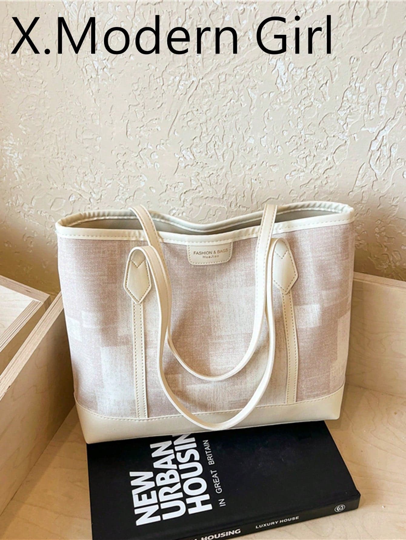 2026 New Fashionable Large Capacity Casual Daily Minimalist Korean Style Shoulder Tote Bag