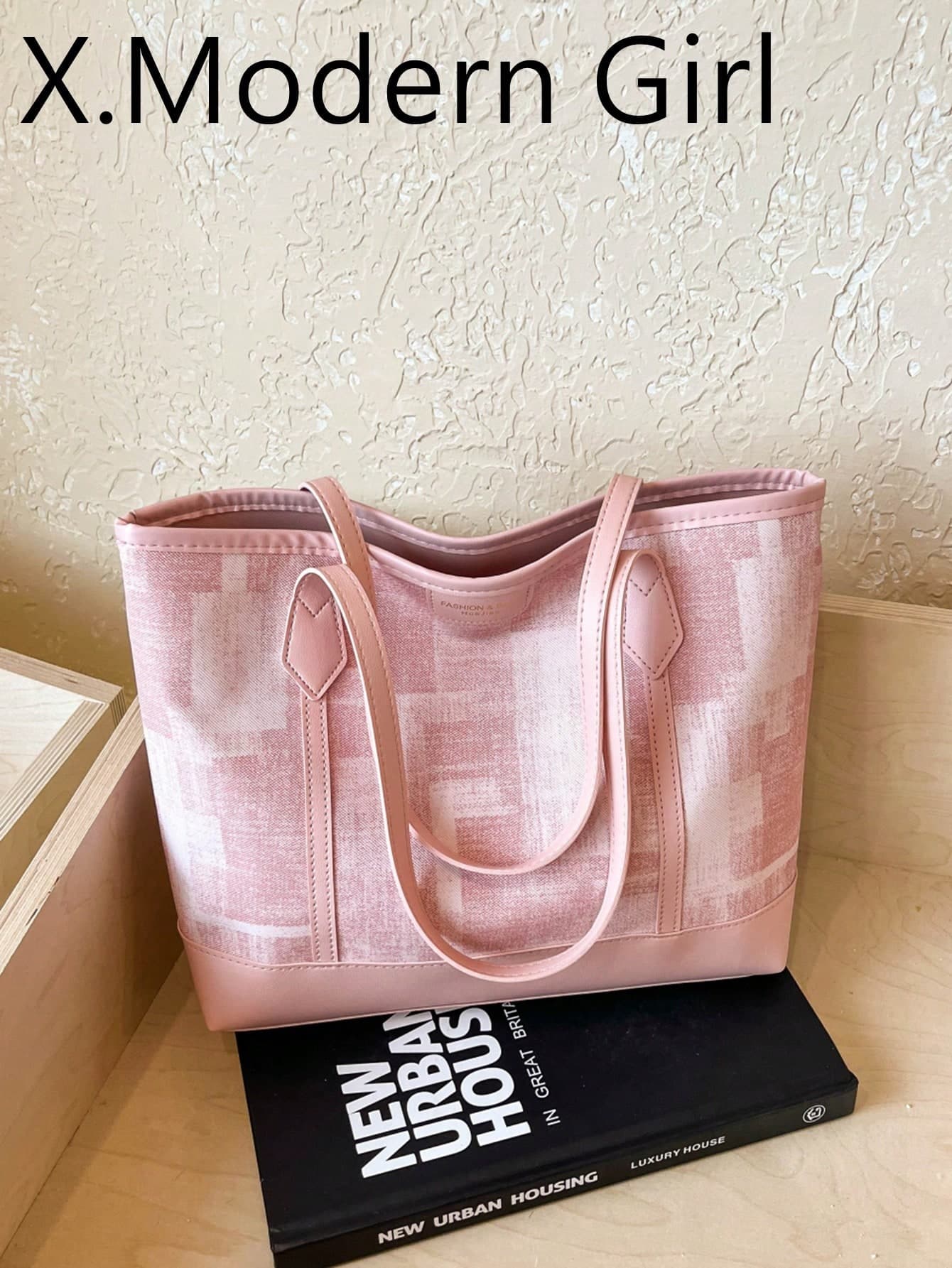 2026 New Fashionable Large Capacity Casual Daily Minimalist Korean Style Shoulder Tote Bag