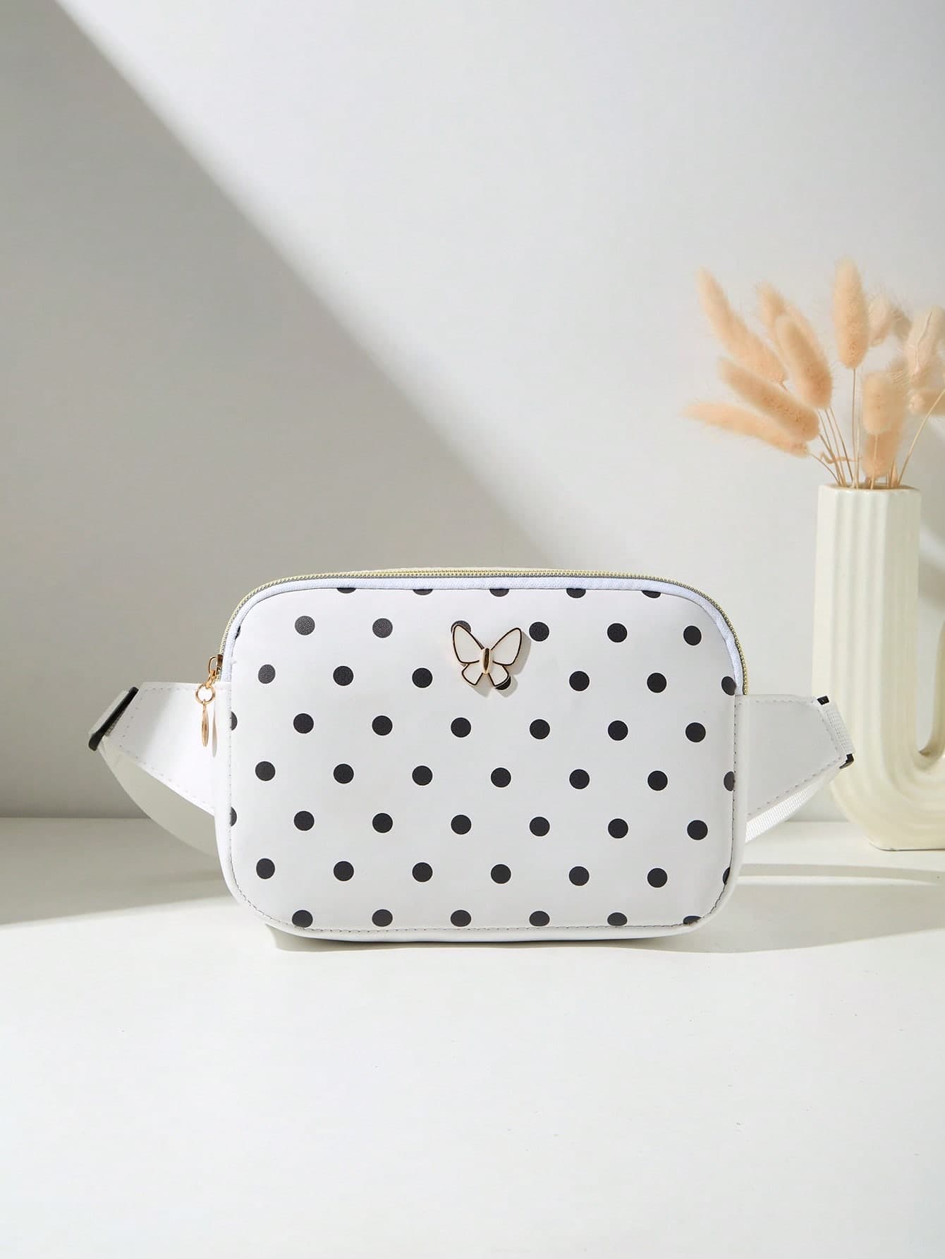 Fashion Women's Minimalist Faux Leather Casual Style Waist Bag Chest Bag Butterfly Women's Bag Commute Sports Small Square Bag Camera Bag One Shoulder Bag Clutch Coin Purse Coin Bag Phone Bag Adjustable Shoulder Strap Scream Women's Bag Women's Wallet College Style Student Valentine's Day Personalized Gift Makeup Coin Purse And Bag Women's Coin Purse Key Bag Lipstick Bag