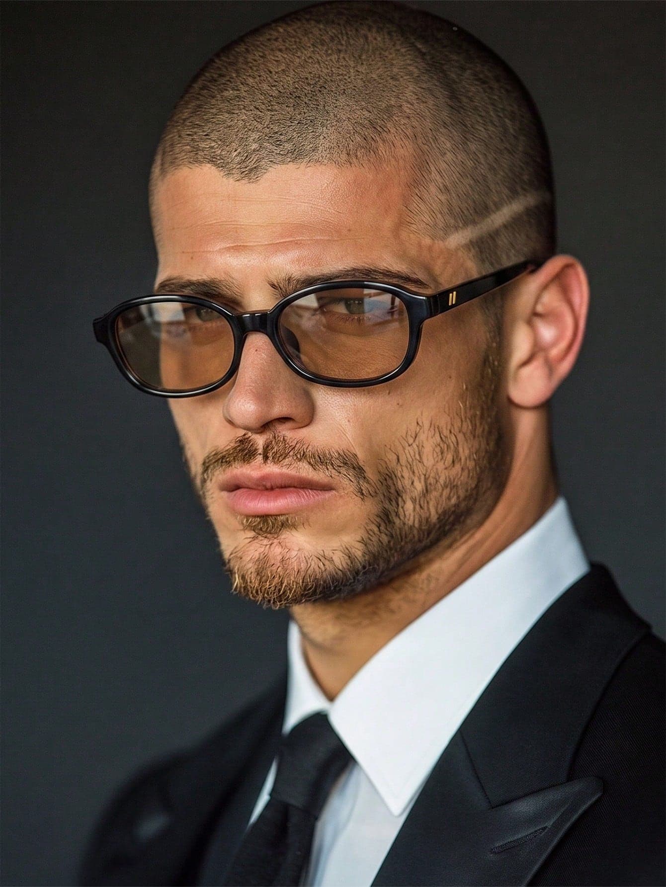 1 Pair Men's Black Oval Minimalist Small Frame Retro Street Style Travel Vacation Fashion Glasses
