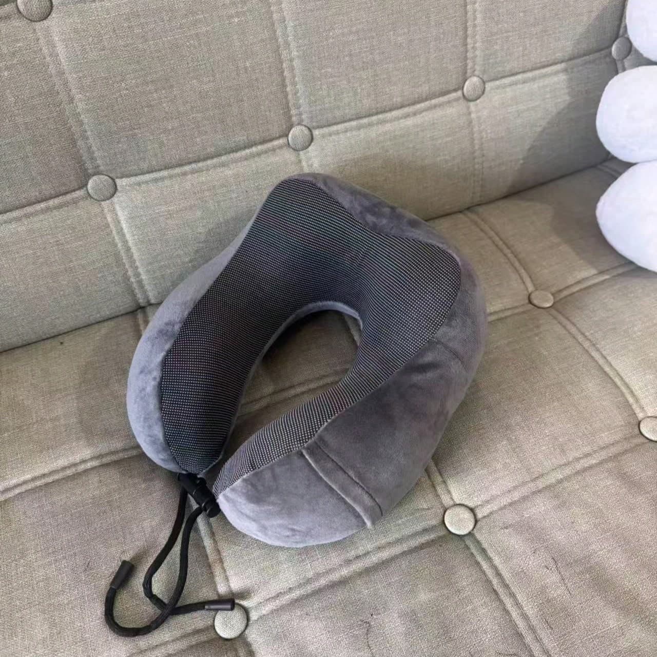 1pc Extremely Comfortable Ergonomic Travel Pillow - Soft Knit Pillowcase, U-Shaped Neck Support, Anti-Slip Resilience Technology - Portable, Washable, Compact, Suitable For Airplane, Office, Home