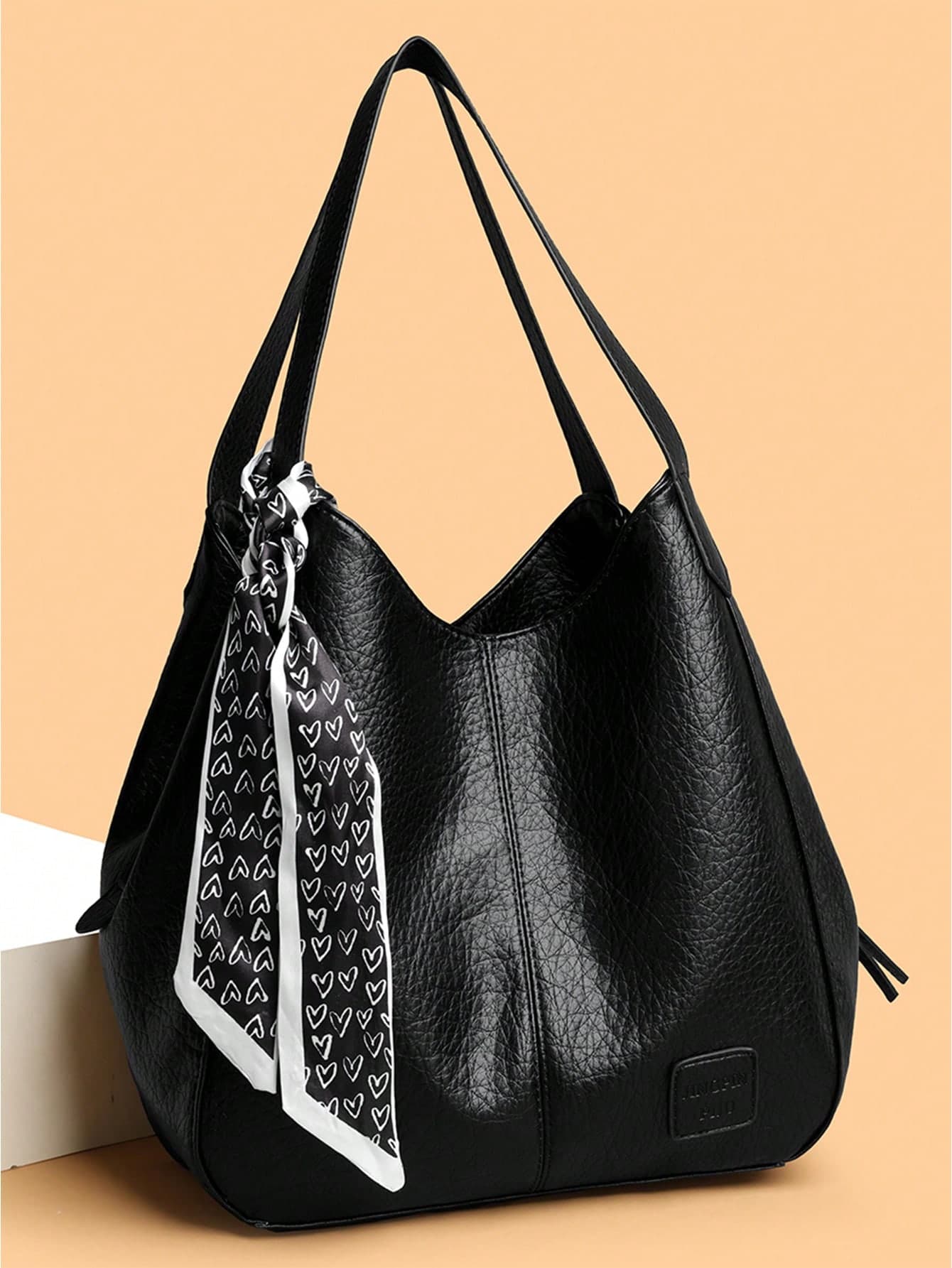 2026 Vintage Large Capacity Tote Bag Women's Handbag Commuter Shoulder Crossbody Bag Fashion PU Leather Large Capacity Messenger Crossbody Bag