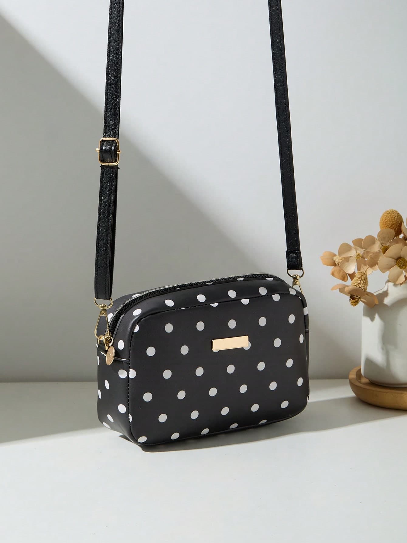 Fashion Polka Dot Women's Shoulder Crossbody Mini Handbag