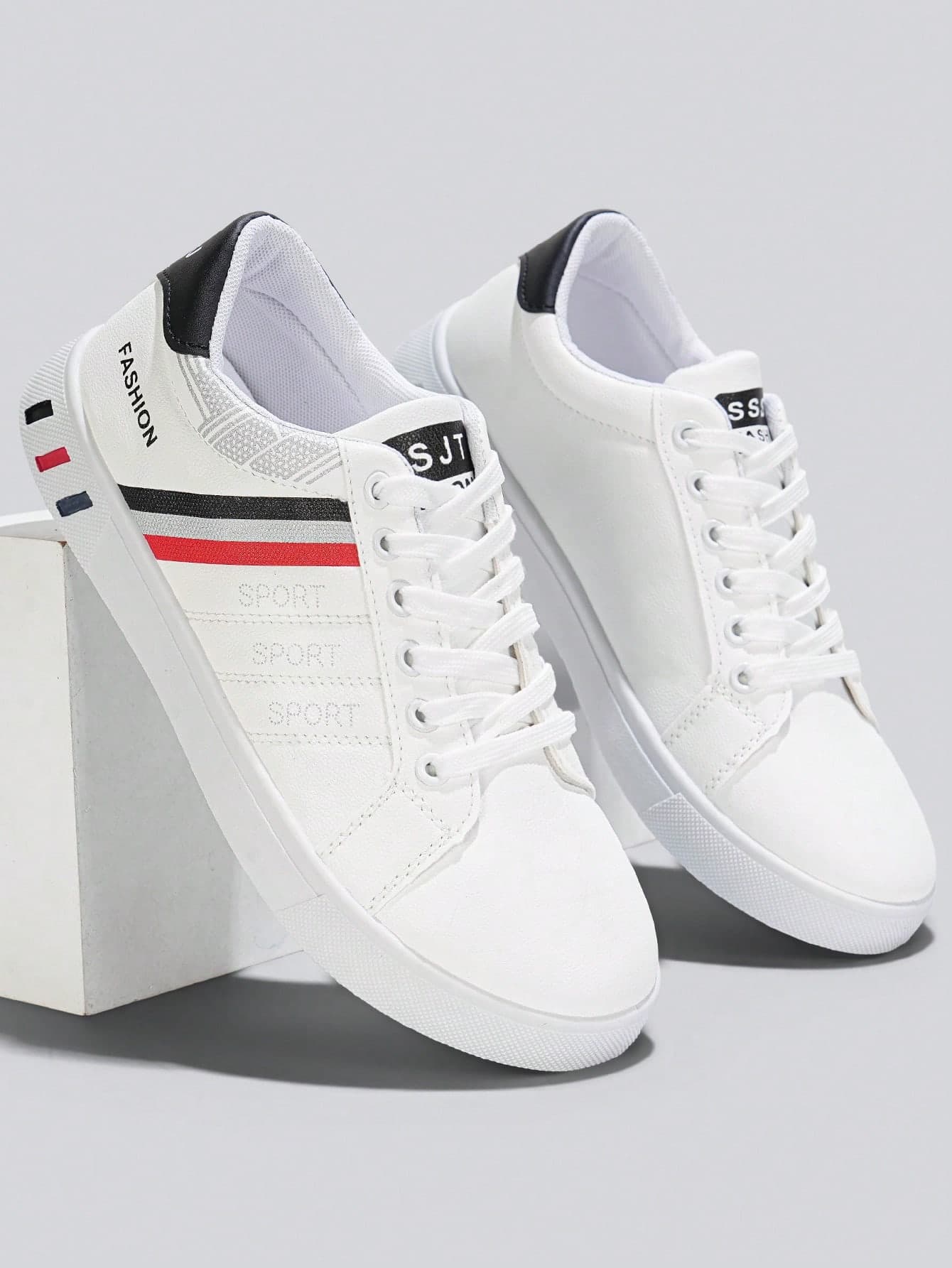 Flipark Men's Low-Top Casual Sports Shoes, Breathable Flat Thick Sole Shoes, Versatile Non-Slip Shoes For Teenagers, Suitable For Summer Casual, Outdoor Sports, Vacation Travel, Graduation Gift Or Birthday Outfit Accessory