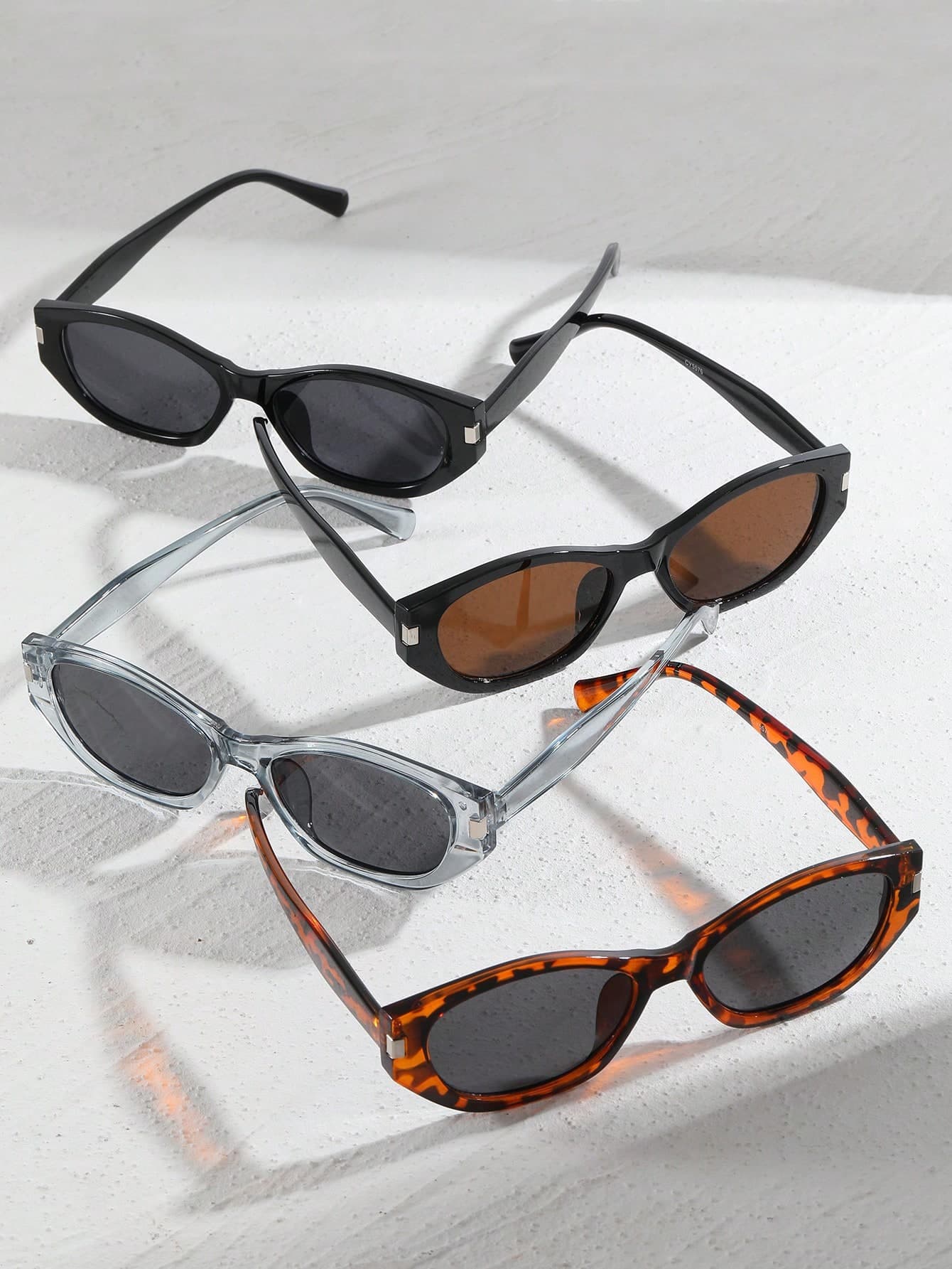 3pcs/Set Women's Eyewear Combination, Black Leopard Print Plastic Fashion Glasses, Sports Style Frames, Suitable For Outdoor Summer Beach Travel Party Outfit Accessories