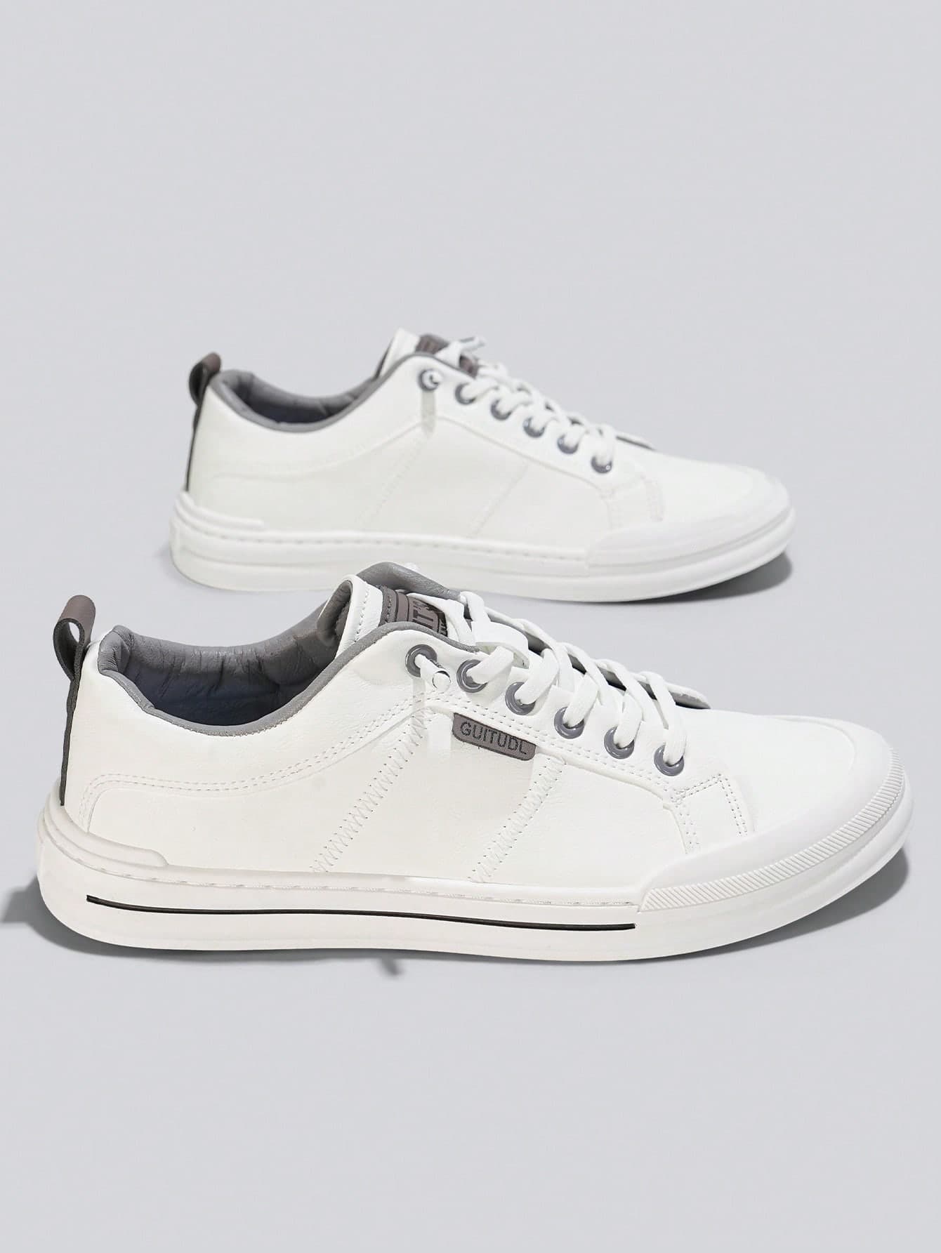 Flipark New Fashion Spring Casual Sports Shoes, Men's Lightweight Breathable Multi-Functional Sneakers, Suitable For All Seasons, Universal Size Men's Low-Top Solid Color Casual Skate Shoes, Suitable For All Season Outdoor Walking, Hiking, Jogging.