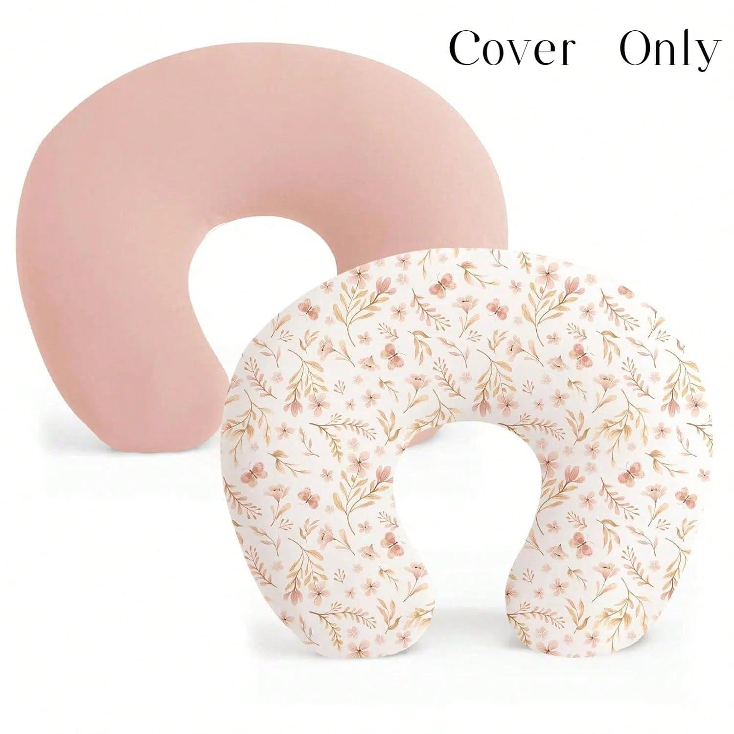Nursing Pillow Covers, Soft & Adorable Slipcovers With Zipper Closure, Pillow Slipcover For Baby Girls Boys Newborn