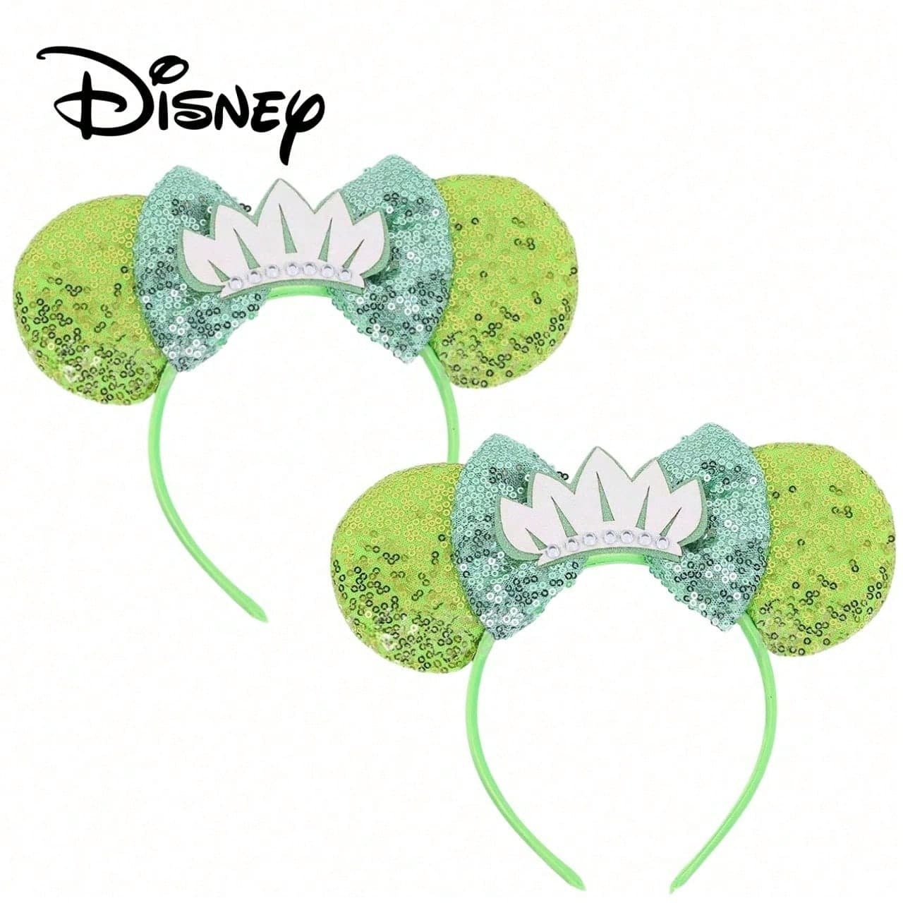 1pc Disney Mickey Ears Cartoon Frog Prince Headband, Height-Enhancing Photo Prop, Essential For Theme Park Party And Travel, Suitable For Daily/Birthday
