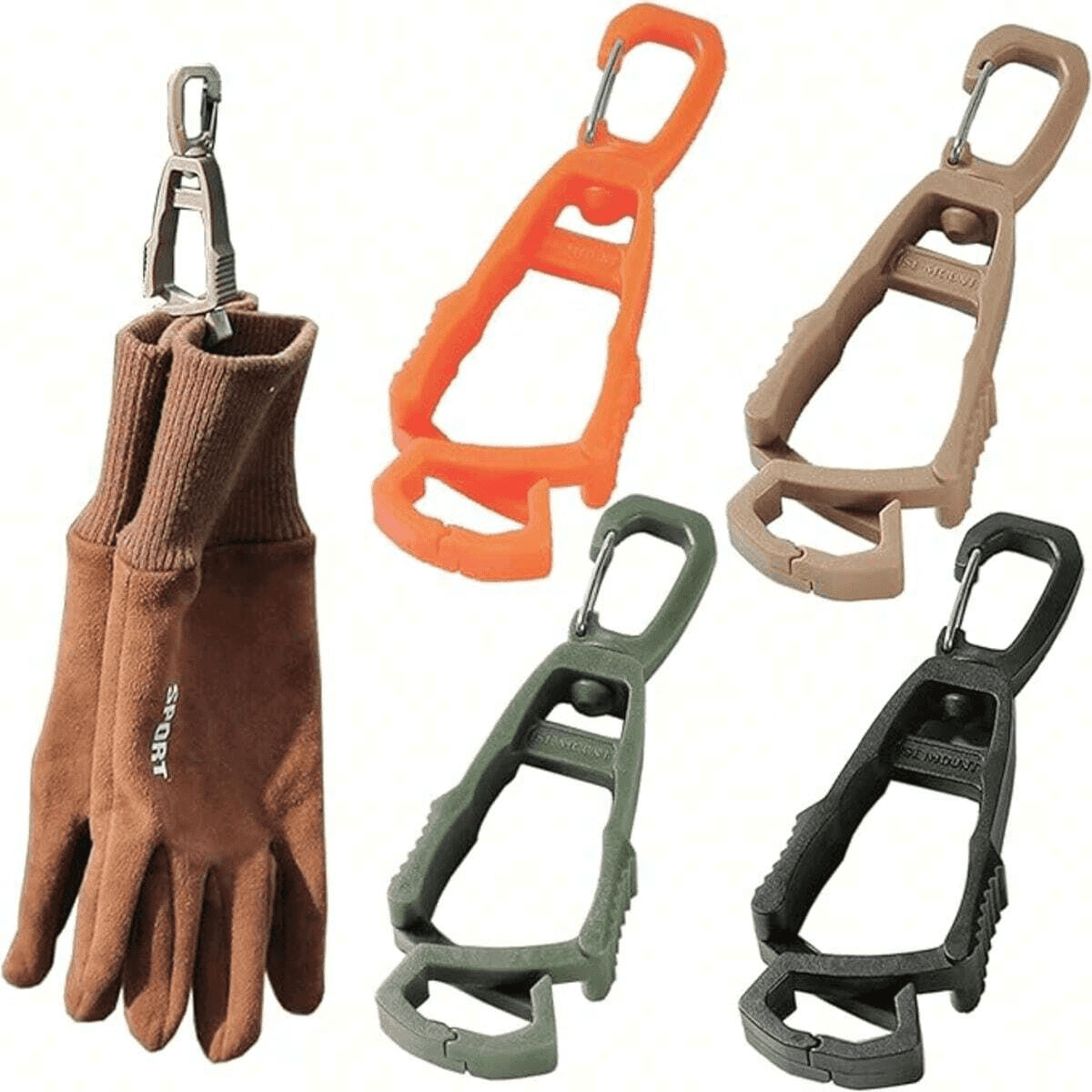 1pc Glove Clip, Glove Holder, Work Glove Clip, Suitable For Work Belt, Construction Site, Men's Tools