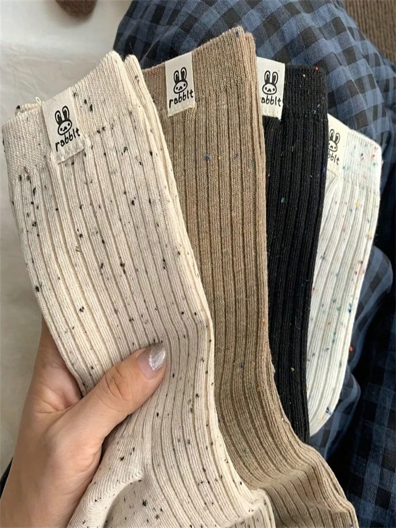 1/5/10 Pairs Coquette Ruffle Trim Crew Socks | Cute Y2K Aesthetic Rib-Knit Socks Set