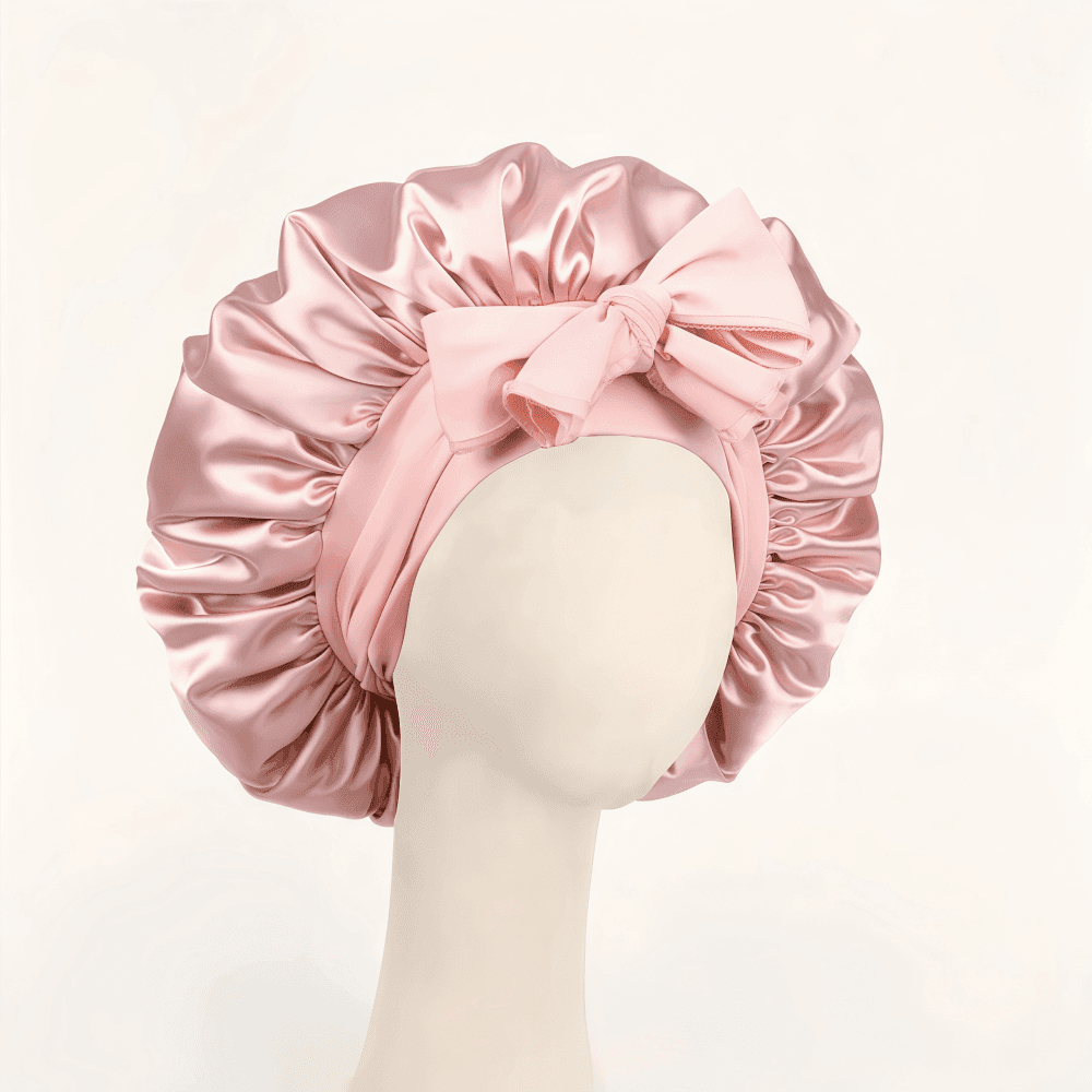 1PC Luxury Silk Satin Nightcap, Hair Bonnet For Curly Hair, Braids, Dreadlocks And Curls, Unisex Comfortable Cap For Home, Sleep And Hair Care