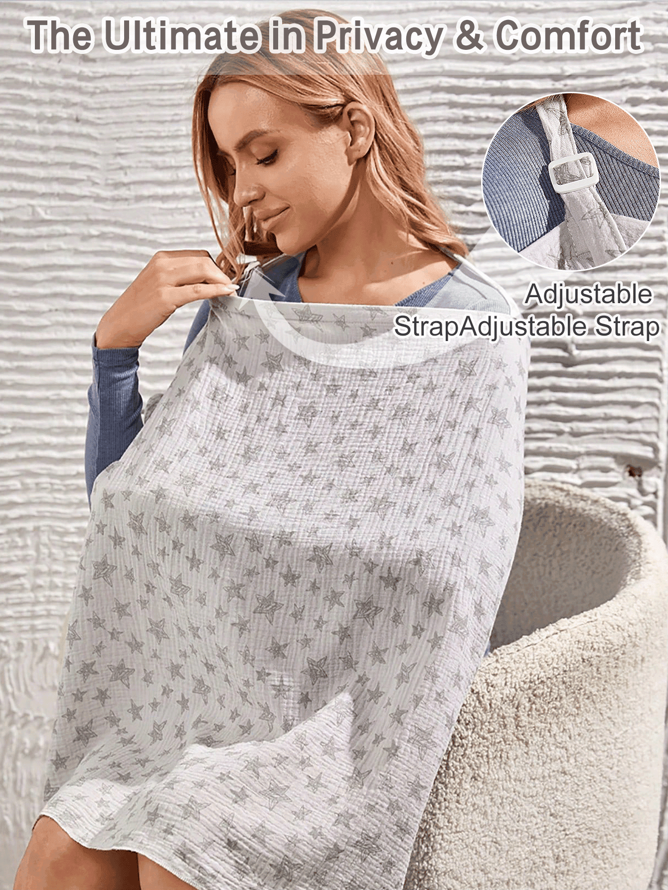 1pc All-Season Nursing Cover, Breastfeeding Apron For Moms, Stroller Cover
