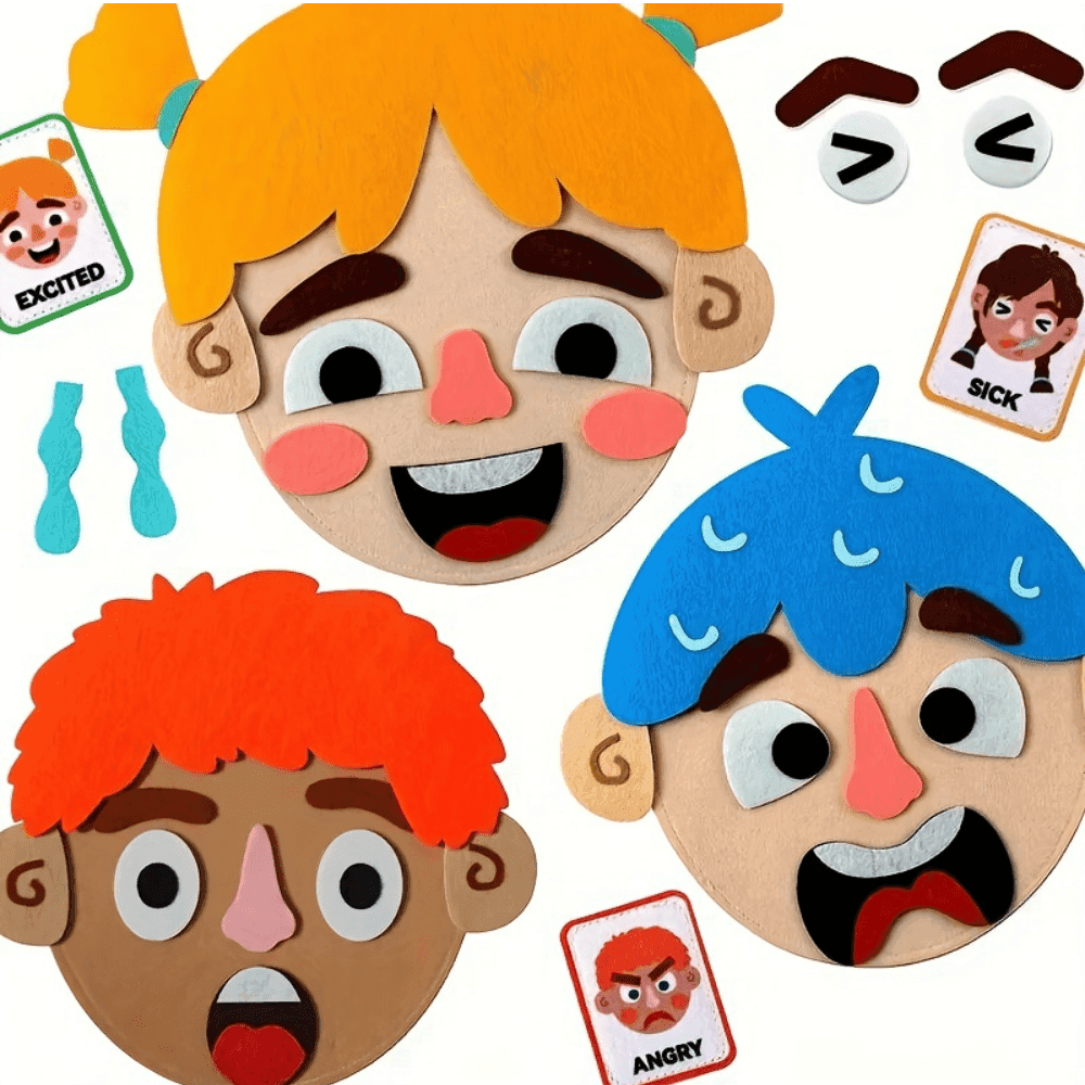 Children's Social Emotional Learning Activity ,Suitable For Children Above To Educate Language Skills Perception, Family Toys, Easter, Christmas Gift
