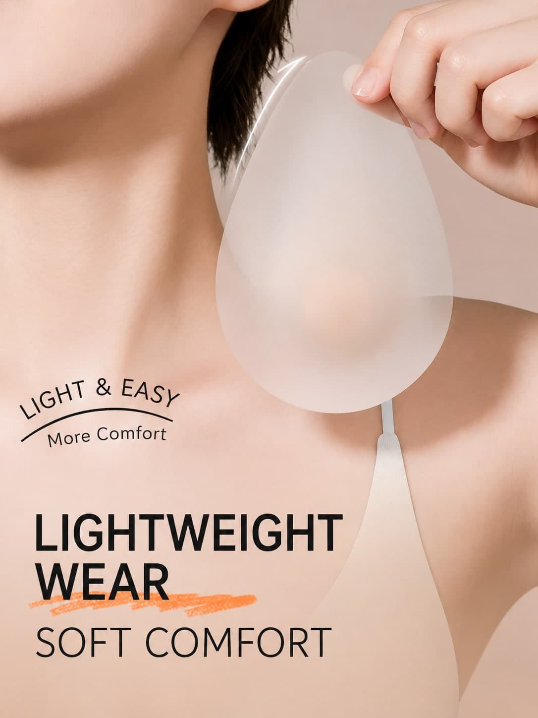 2pcs Reusable Silicone Nipple Covers, Ultra-Thin Invisible Self-Adhesive Breast Pads For Backless Strapless Dresses, Waterproof Sweatproof Non-Slip Washable Pasties For Wedding Party Summer Outfits