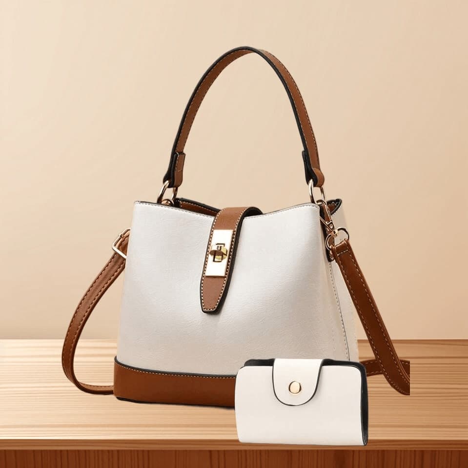 2026 New Large Capacity Fashion Versatile Women's Bag Minimalist Stylish Bucket Bag 2-Piece Set Casual Elegant Shoulder Crossbody Handbag Outdoor Women's Bag