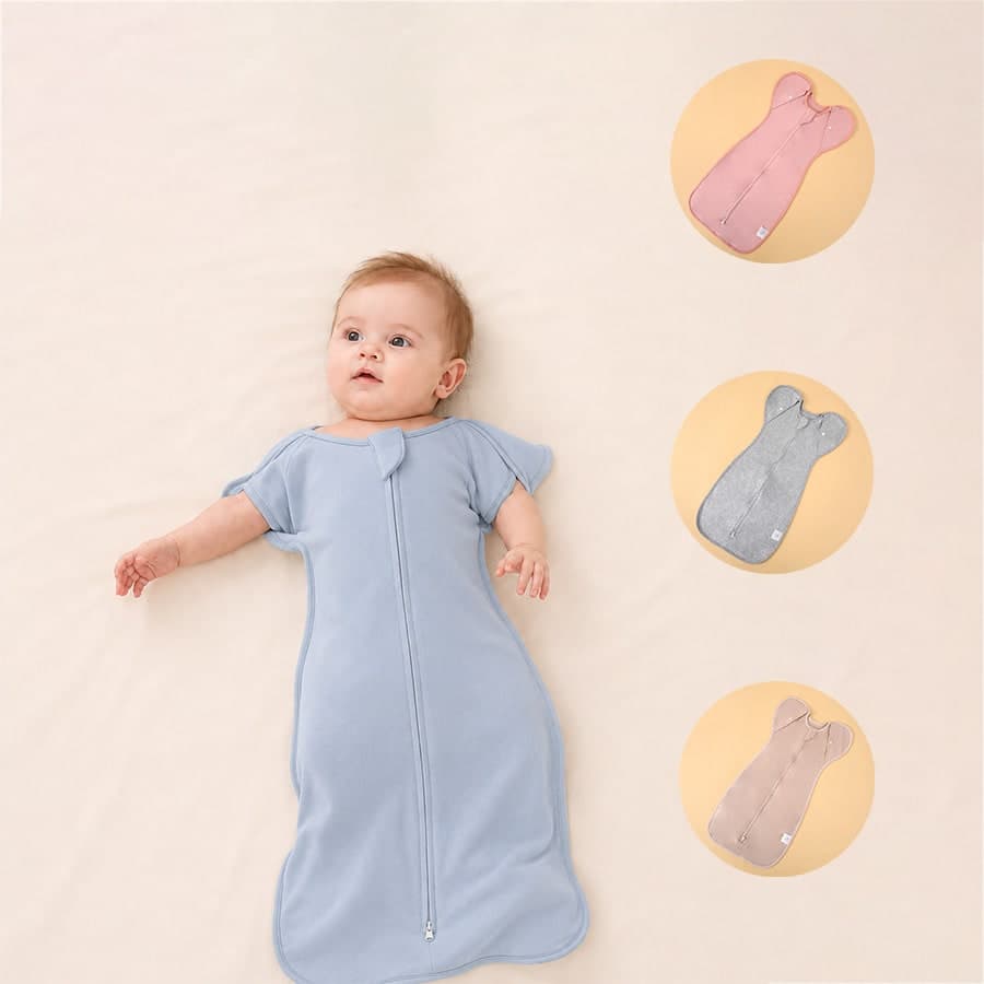 Yue Ye 1pc Baby Pure Cotton Solid Color Small Blanket, Skin-Friendly Soft Breathable, With Zipper, Suitable For Home And Outdoor Use, Baby's Halloween Gift